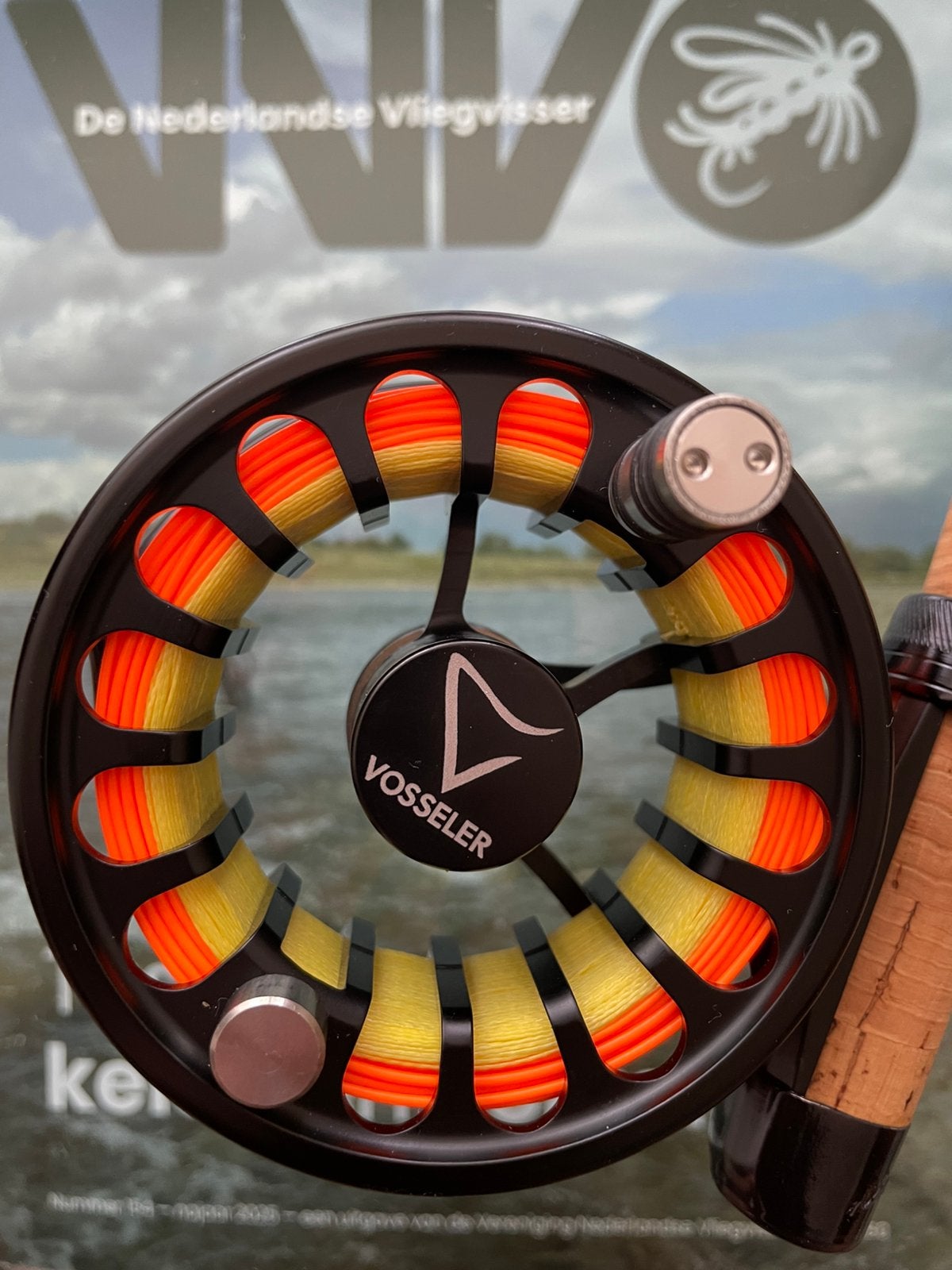 Vosseler Air-One fly reel     Hardy /  Sage  /  Orvis, Watersport en Boten, Hengelsport | Vliegvissen, Verzenden, Zo goed als nieuw