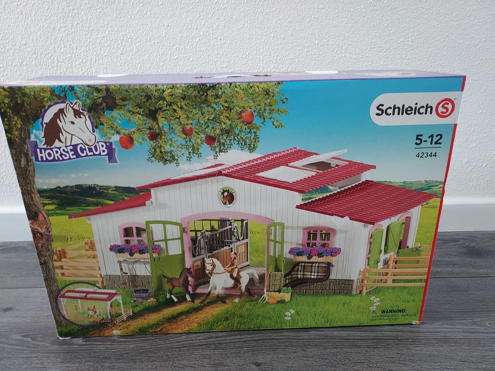 Schleich 42344 Manege, zgan, Ophalen of Verzenden, Zo goed als nieuw