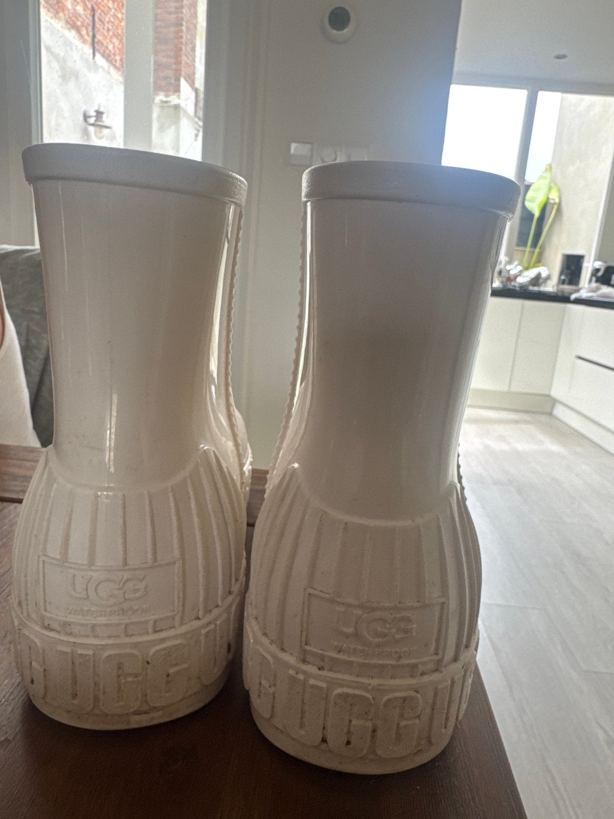 Witte UGG regenlaarzen - Maat 39, Ophalen, Gedragen, Wit, Regenlaarzen