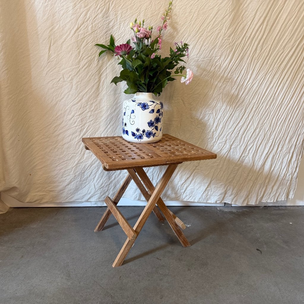 inklapbare picknicktafel - massief teakhout - Gratis bezorgd