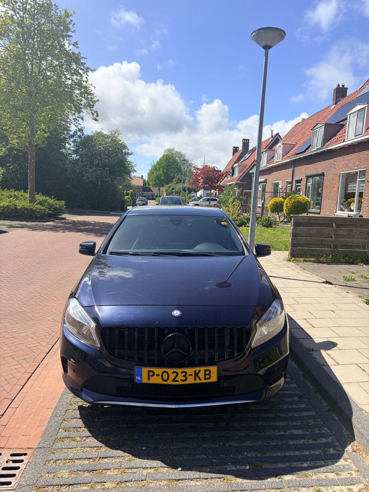 Mercedes-Benz A-Klasse 1.5 A180 CDI Blue Efficiency AUT 2016, Auto's, 1325 kg, 4 cilinders, Blauw, Leder en Stof