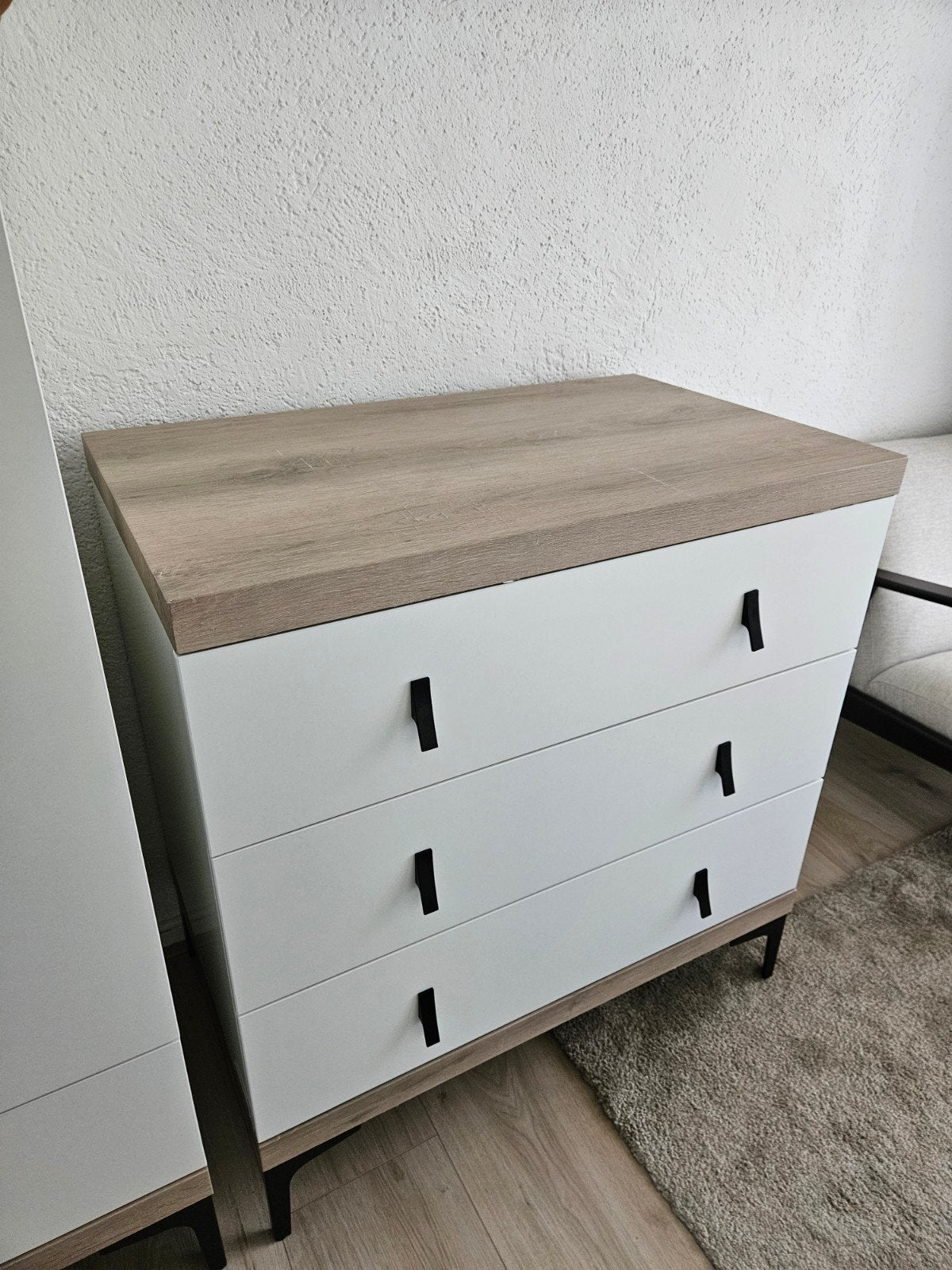 Commode wit/hout, Ophalen, Gebruikt, 50 tot 70 cm, 75 tot 100 cm