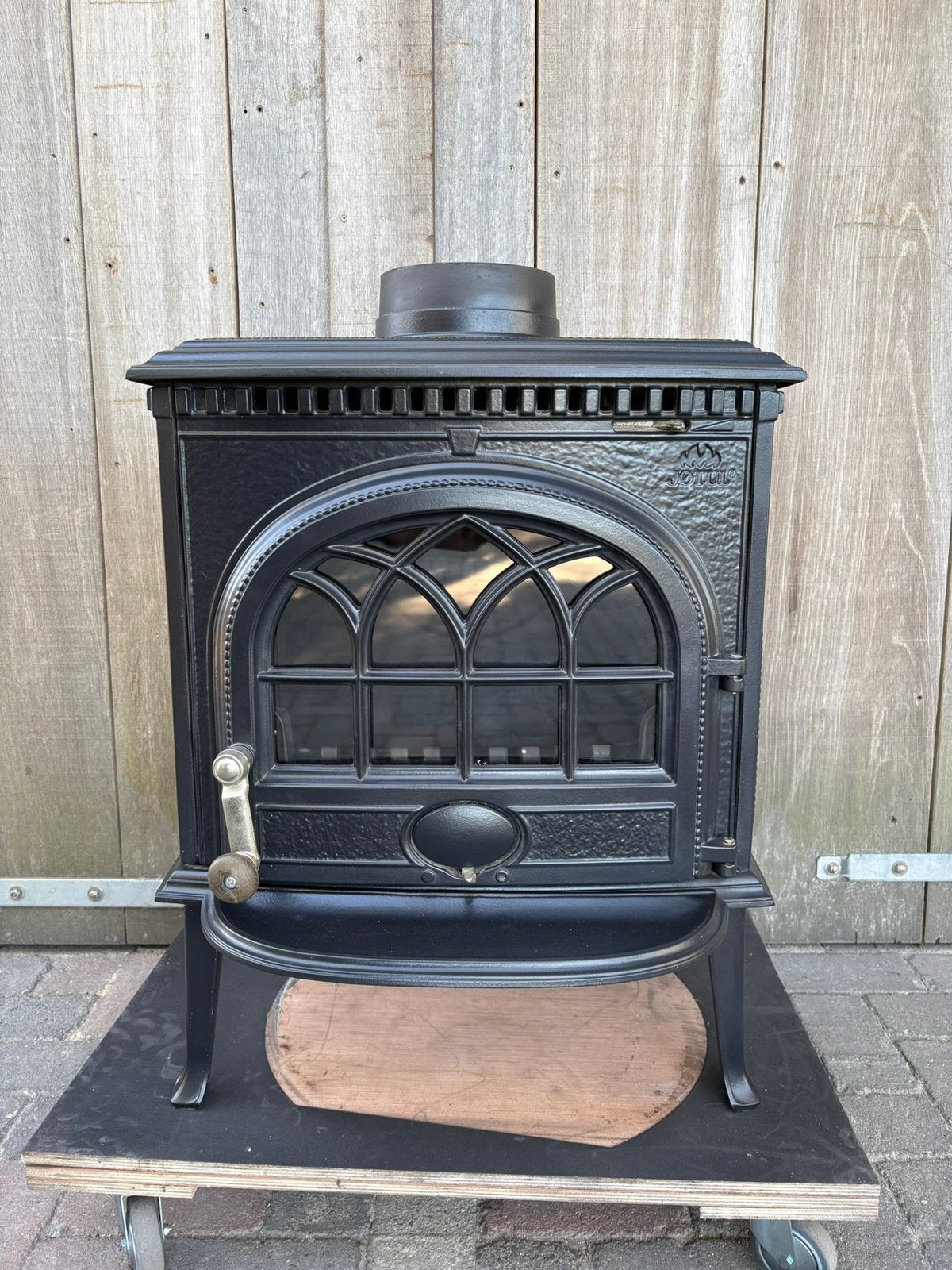Jotul F3 geëmailleerd blue/black houtkachel, Huis en Inrichting, Kachels, P, P, P, Houtkachel