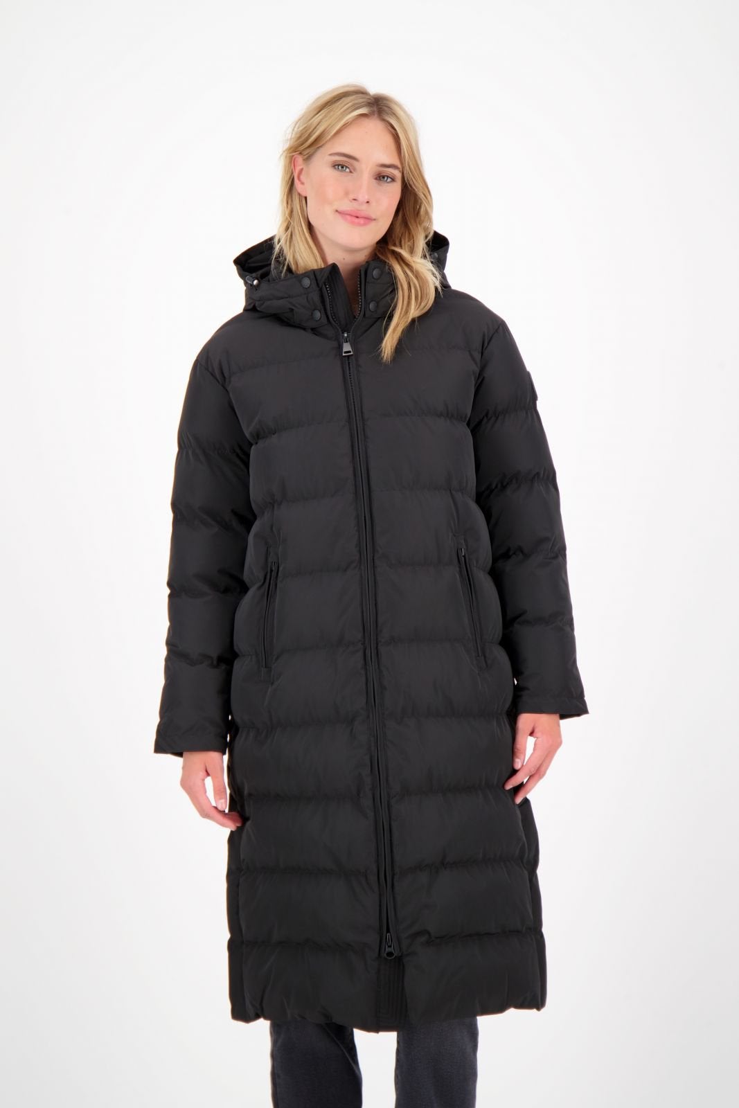 Airforce - Grace Jacket lange zwarte winterjas | maat XL, Kleding | Dames, Jassen | Winter, Ophalen of Verzenden, Zo goed als nieuw