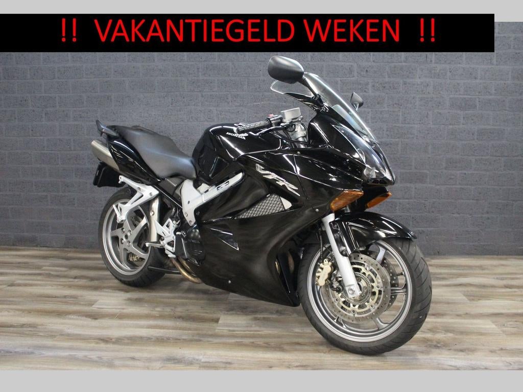 HONDA VFR 800 FI VTEC ABS (bj 2008) Prachtige Zwarte VFR800, Motoren, Motoren | Honda, HONDA, Motorrijbewijs A, Bedrijf, Onbekend