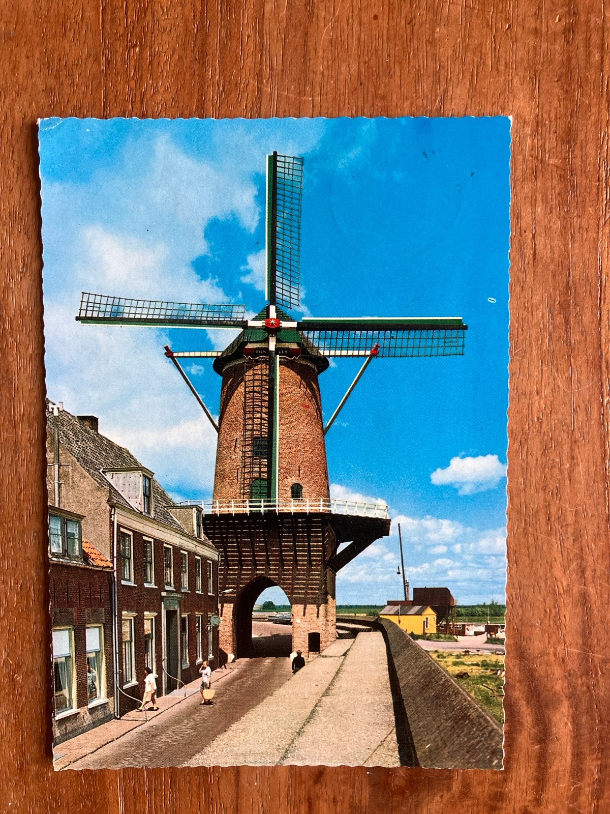 Stenen Stellingmolen ‘Rijn en Lek’. Wijk bij Duurstede 1969, Ophalen of Verzenden, 1960 tot 1980, Gelopen, Utrecht