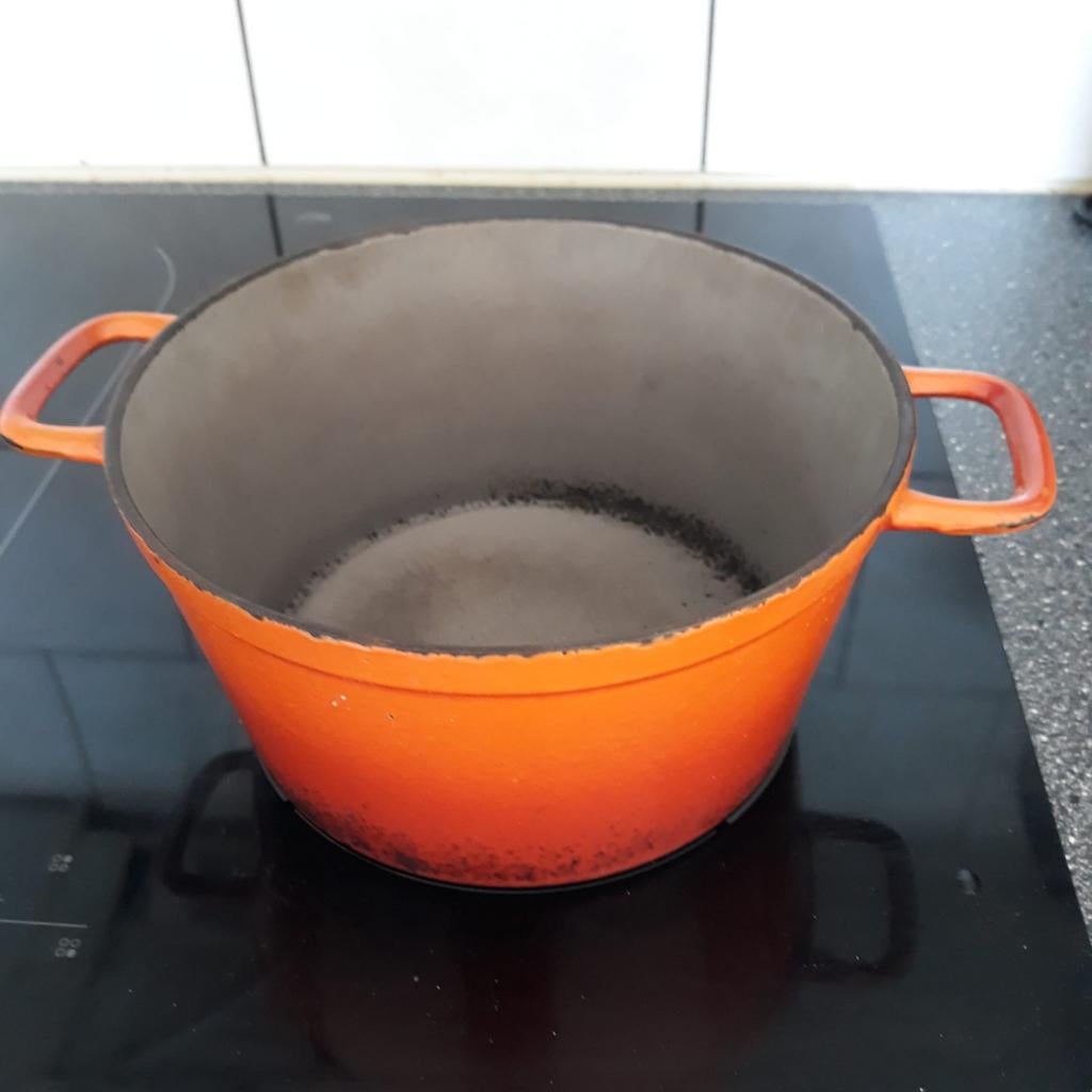 DRU Gietijzeren pan, Ophalen, Gebruikt, Koekenpan of Braadpan, Gietijzer