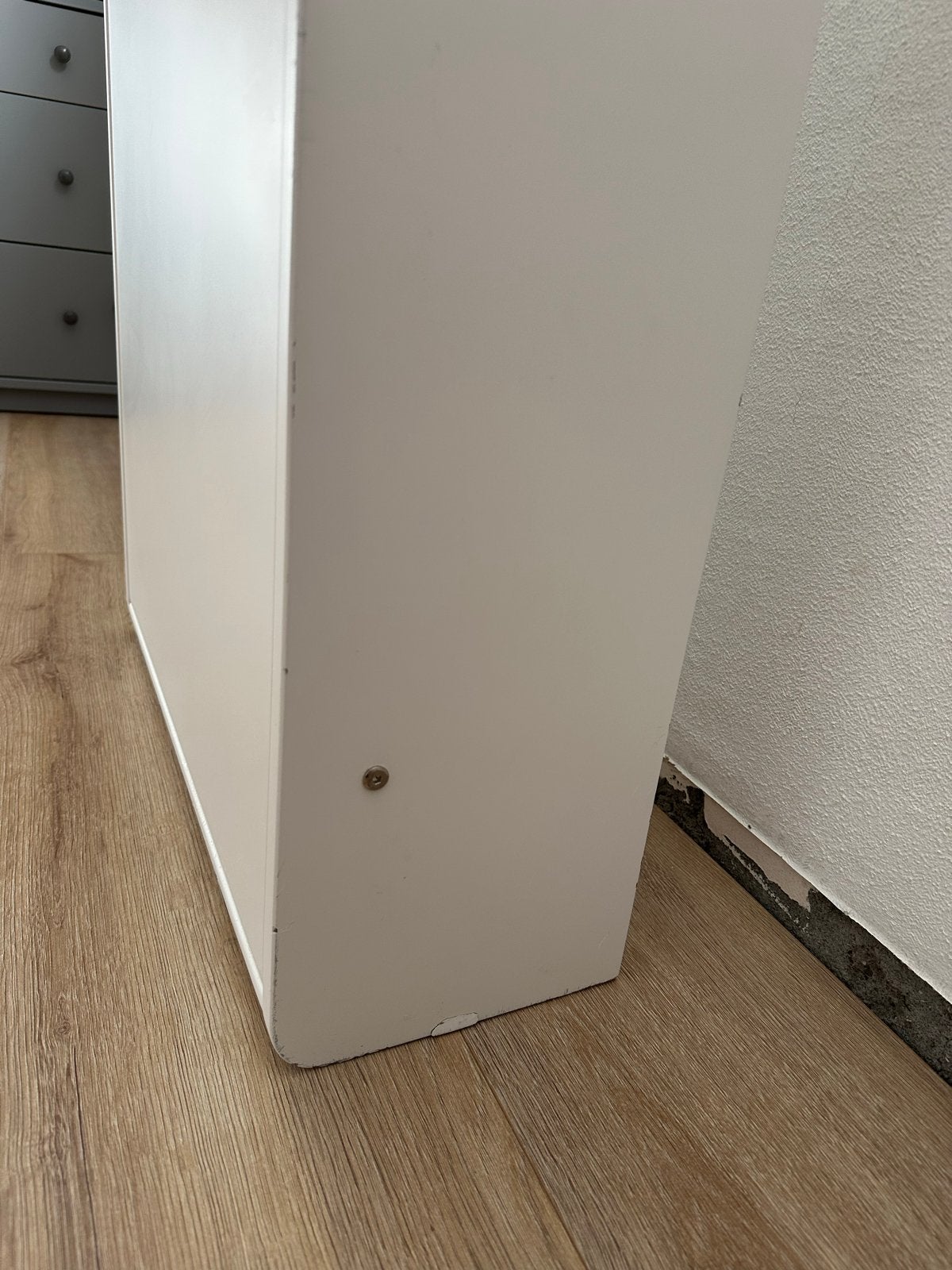 Foto 3 van Wandcommode opklapbaar wit met houten accent