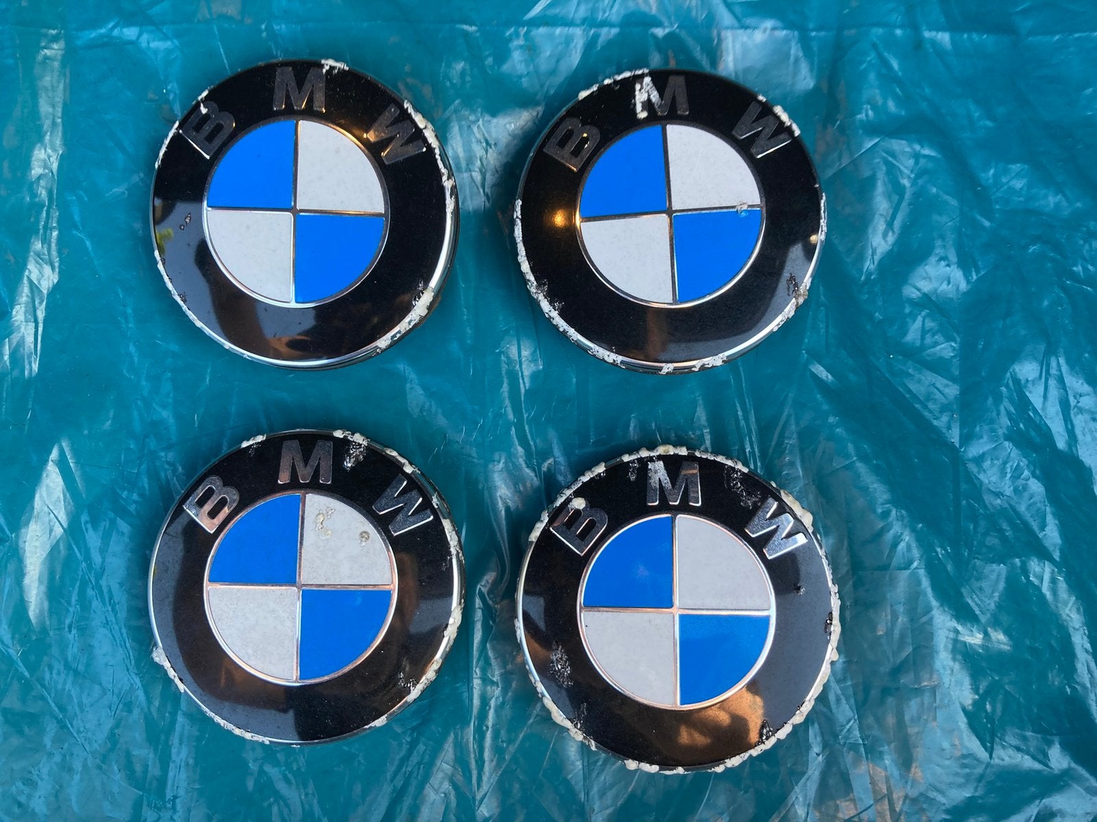 BMW wielnaaf doppen voor sportvelgen BMW., Ophalen, Zo goed als nieuw