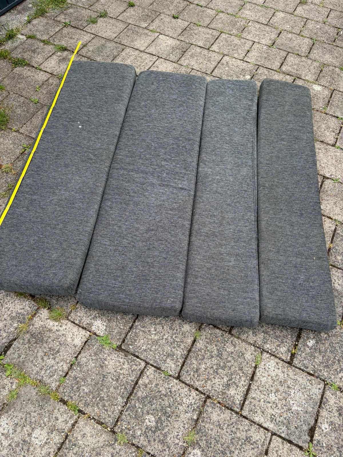 Kussen set, bank, bed, met tafelpoot, Caravans en Kamperen, Ophalen of Verzenden, Gebruikt