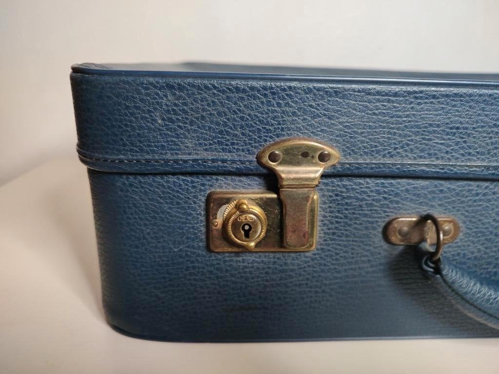K455 VINTAGE jaren 50  koffer van geperst karton, Overige materialen, Gebruikt, 50 tot 60 cm, -