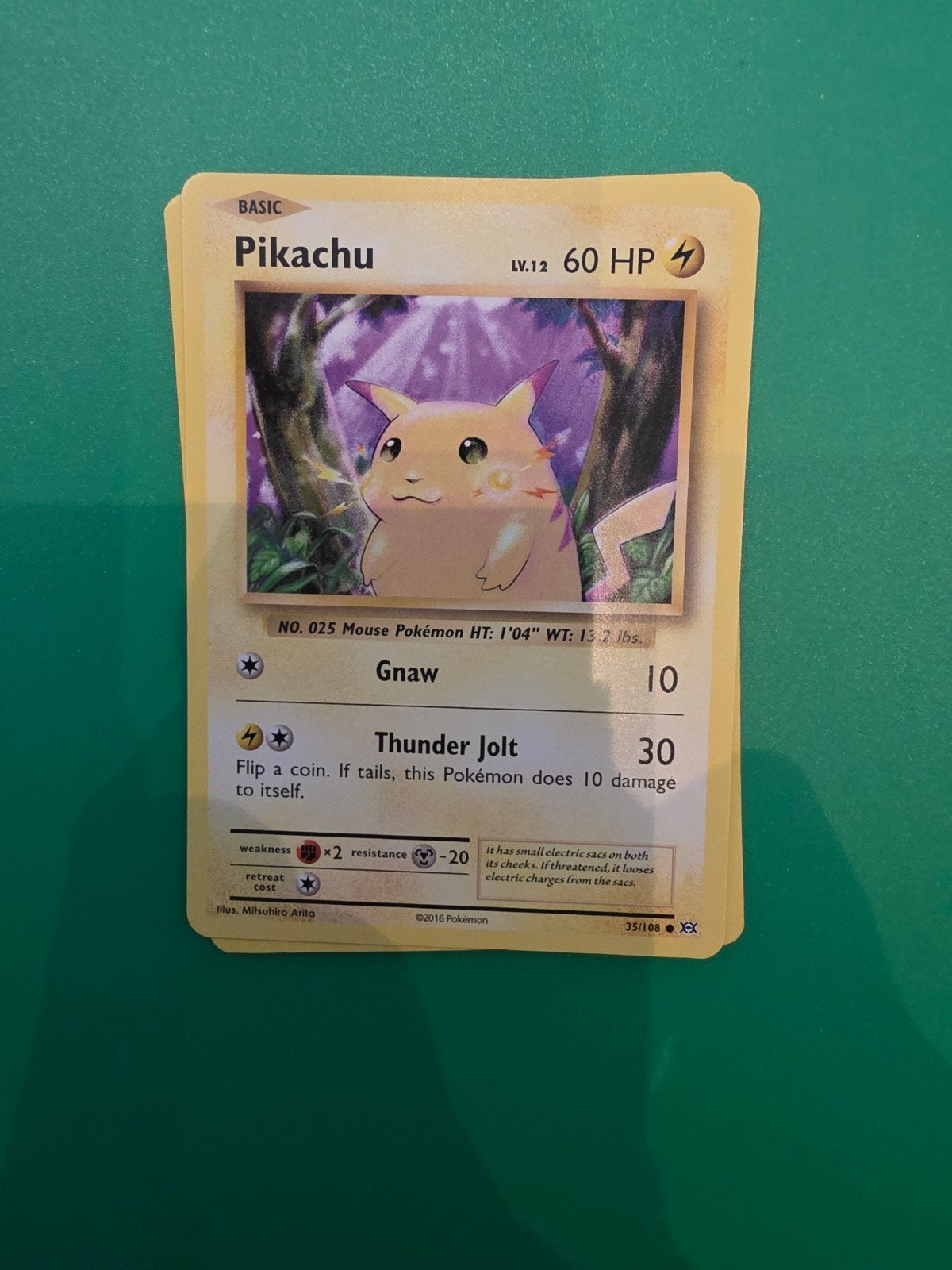 Pikachu 35/108, Ophalen of Verzenden, Zo goed als nieuw
