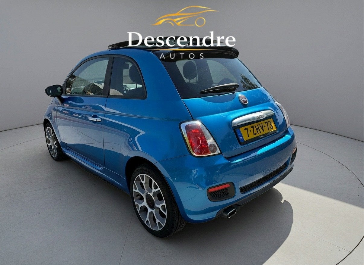 Fiat 500 0.9 TwinAir Turbo 500S panodak 6 maand garantie, Auto's, Gebruikt, Met garantie (alle), Leder en Stof, Origineel Nederlands