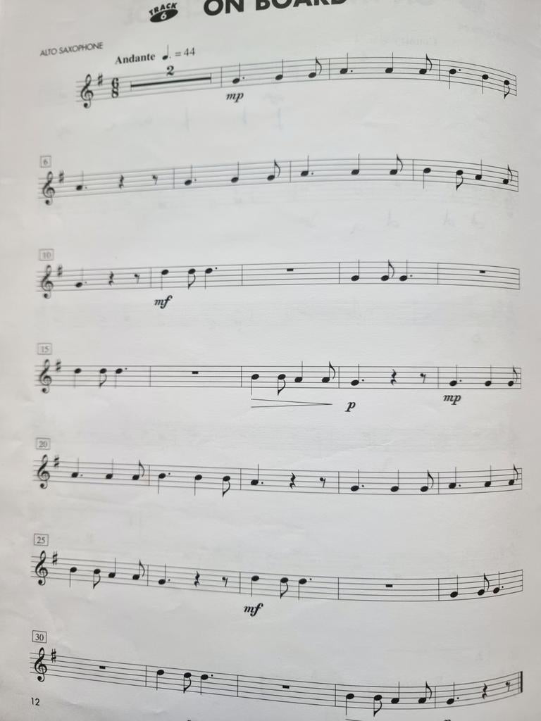 Very Easy Swing - Book 2 Alto Saxophone + Cd., Gebruikt, Ophalen of Verzenden, Populair, Saxofoon