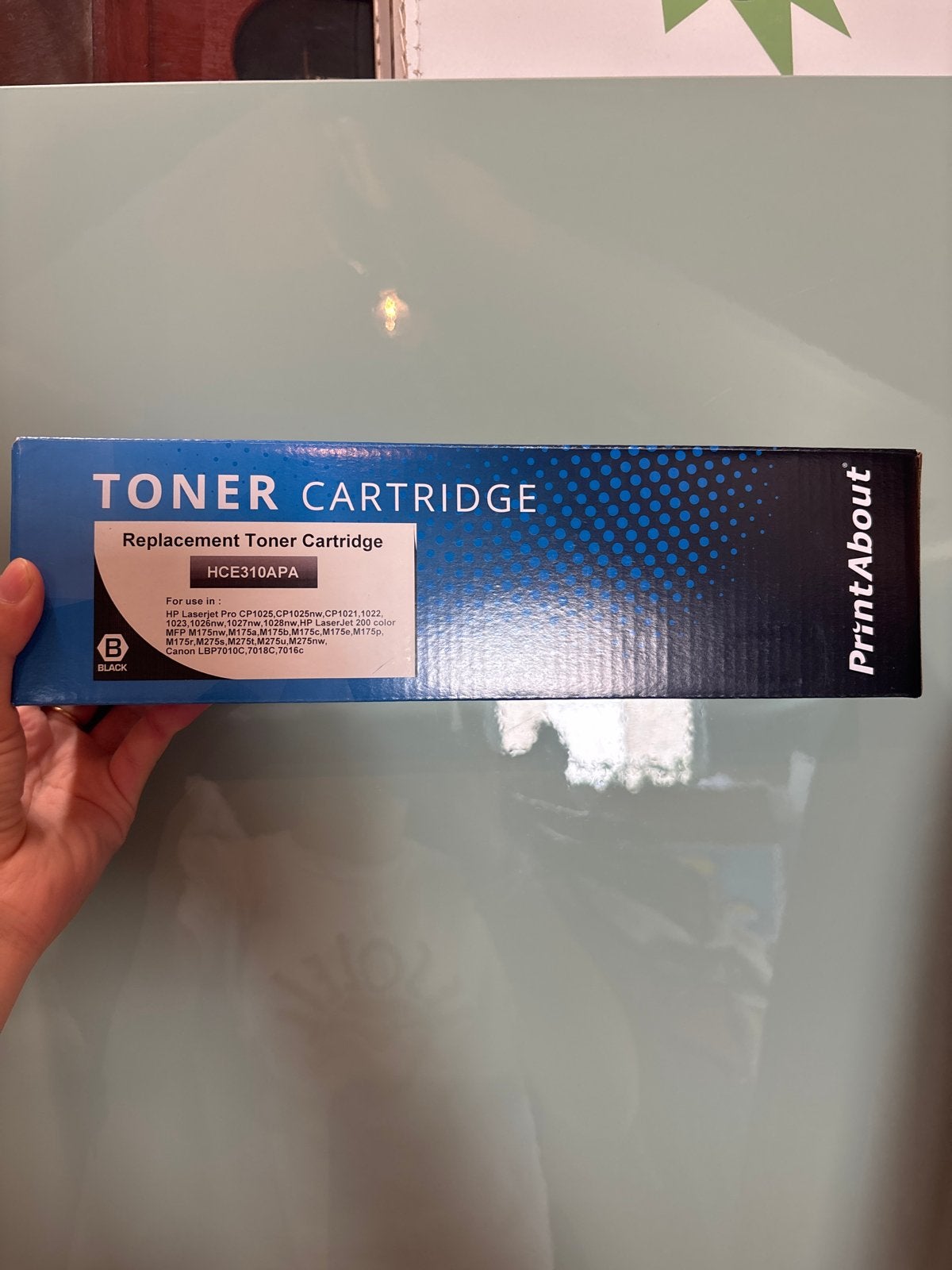 2x PrintAbout HCE310APA Zwarte Toner Cartridge, Computers en Software, Zwart-en-wit printen, Printer, Nieuw, Ophalen of Verzenden