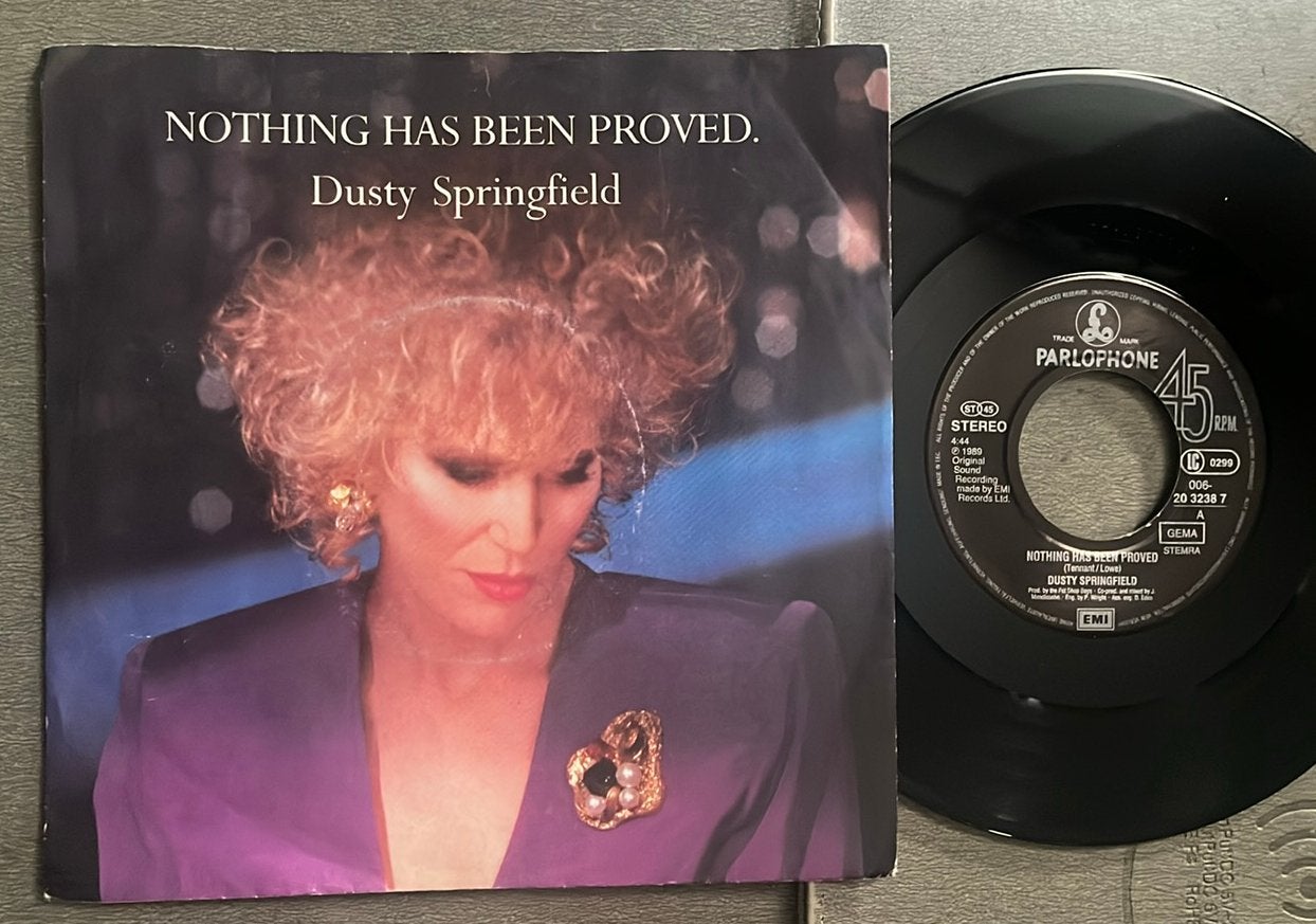 Dusty Springfield - Nothing has been proved 7” EU 1989, Gebruikt, 7 inch, Ophalen of Verzenden, Pop