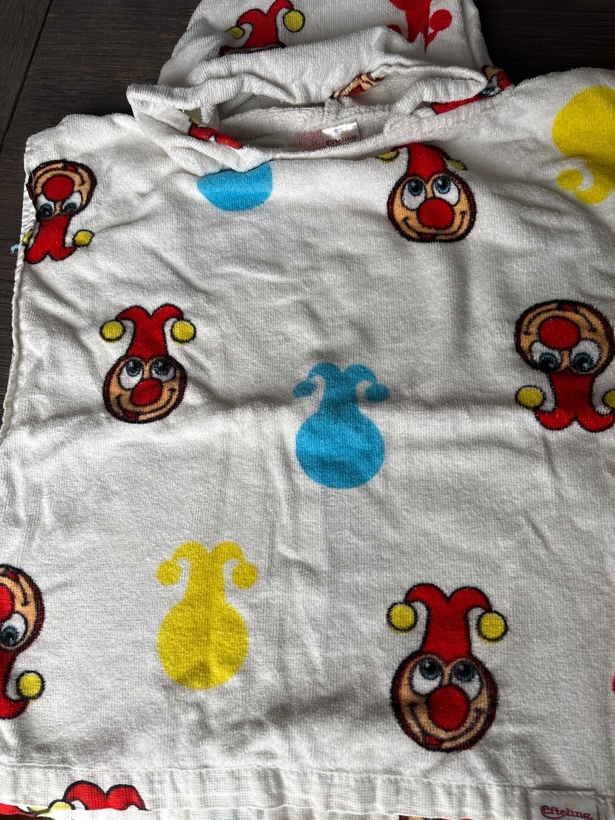 Efteling badponcho met Jokie print - 50x100cm, Kinderen en Baby's, Ophalen of Verzenden, Gebruikt, Jongetje of Meisje