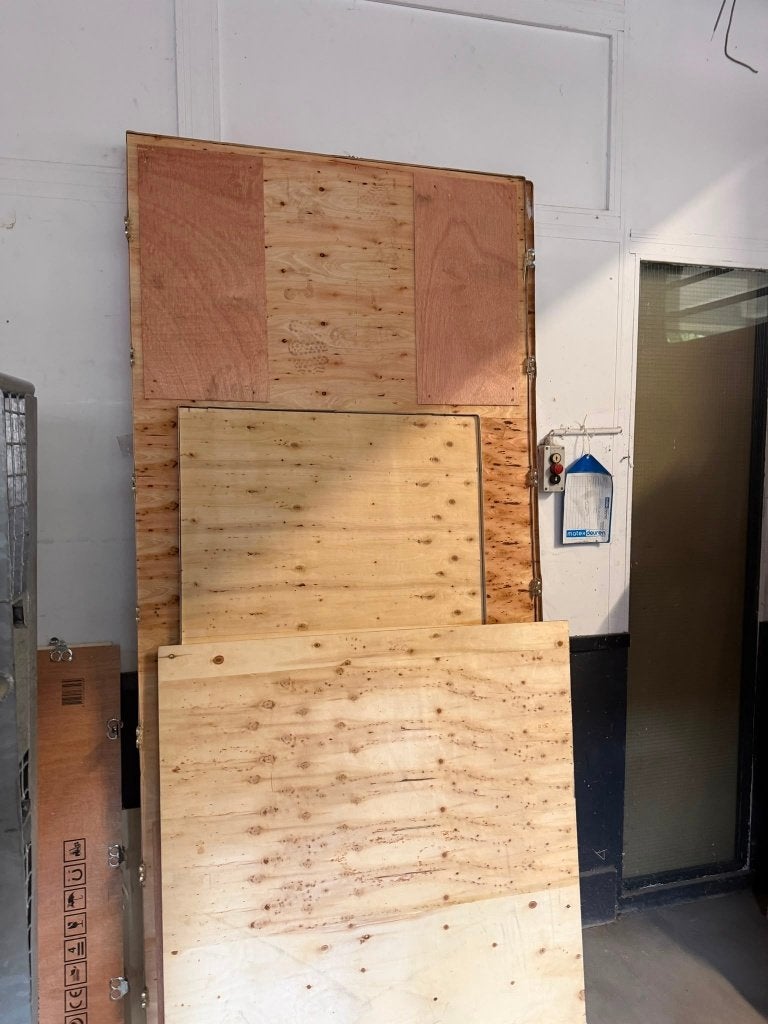Geperst hout - Gratis, Ophalen, Gebruikt, 50 mm of meer, Balk