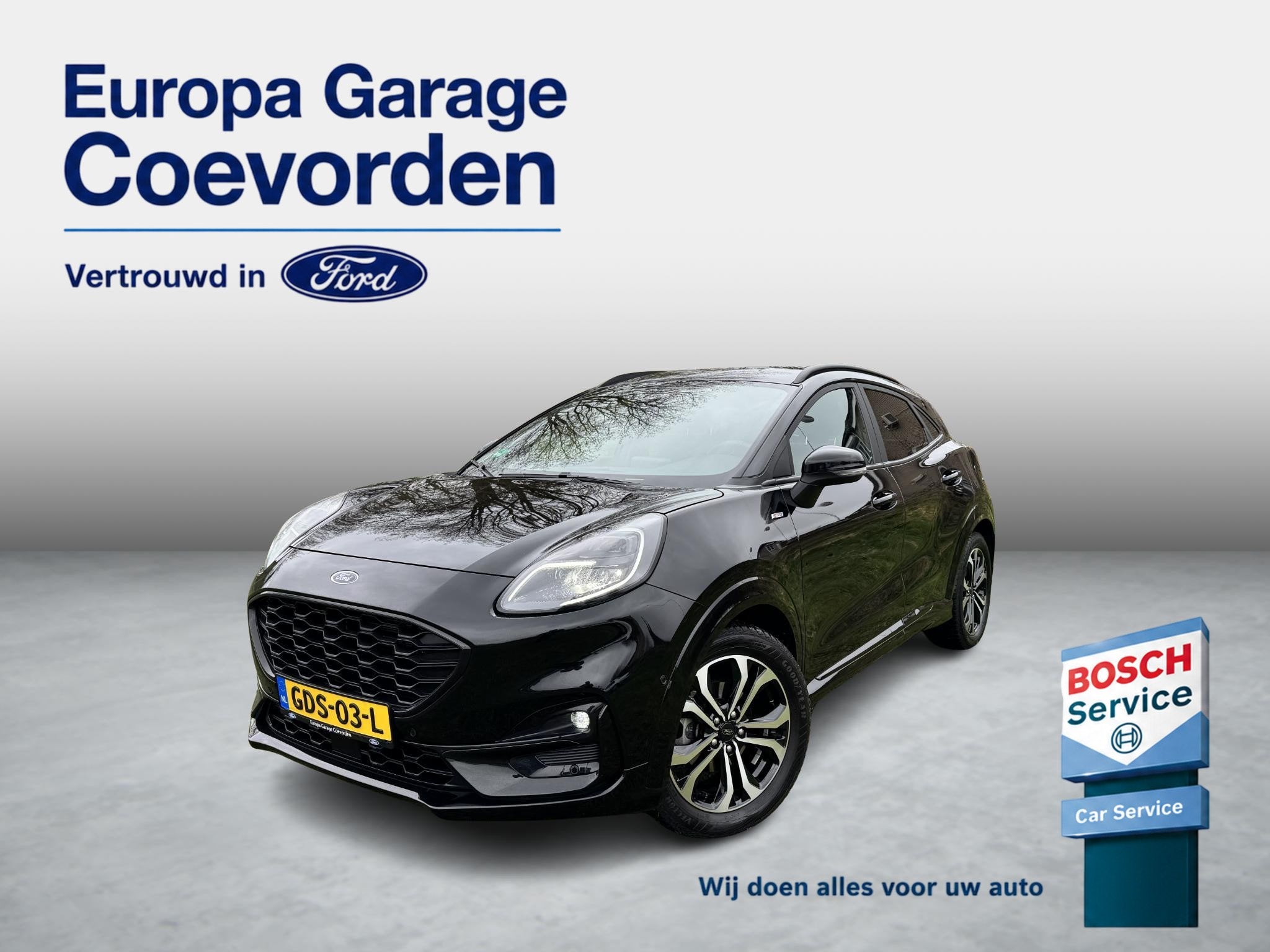 Ford Puma 1.0 EB 125PK Hybrid ST-Line X | ELEK. KLEP | BLIS, Auto's, Ford, Voorwielaandrijving, 125 pk, Euro 6, Leder en Stof