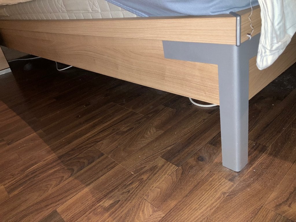 tweepersoonsbed 160 x 200 met nachtkastjes, Ophalen, Gebruikt, Tweepersoons, 200 cm