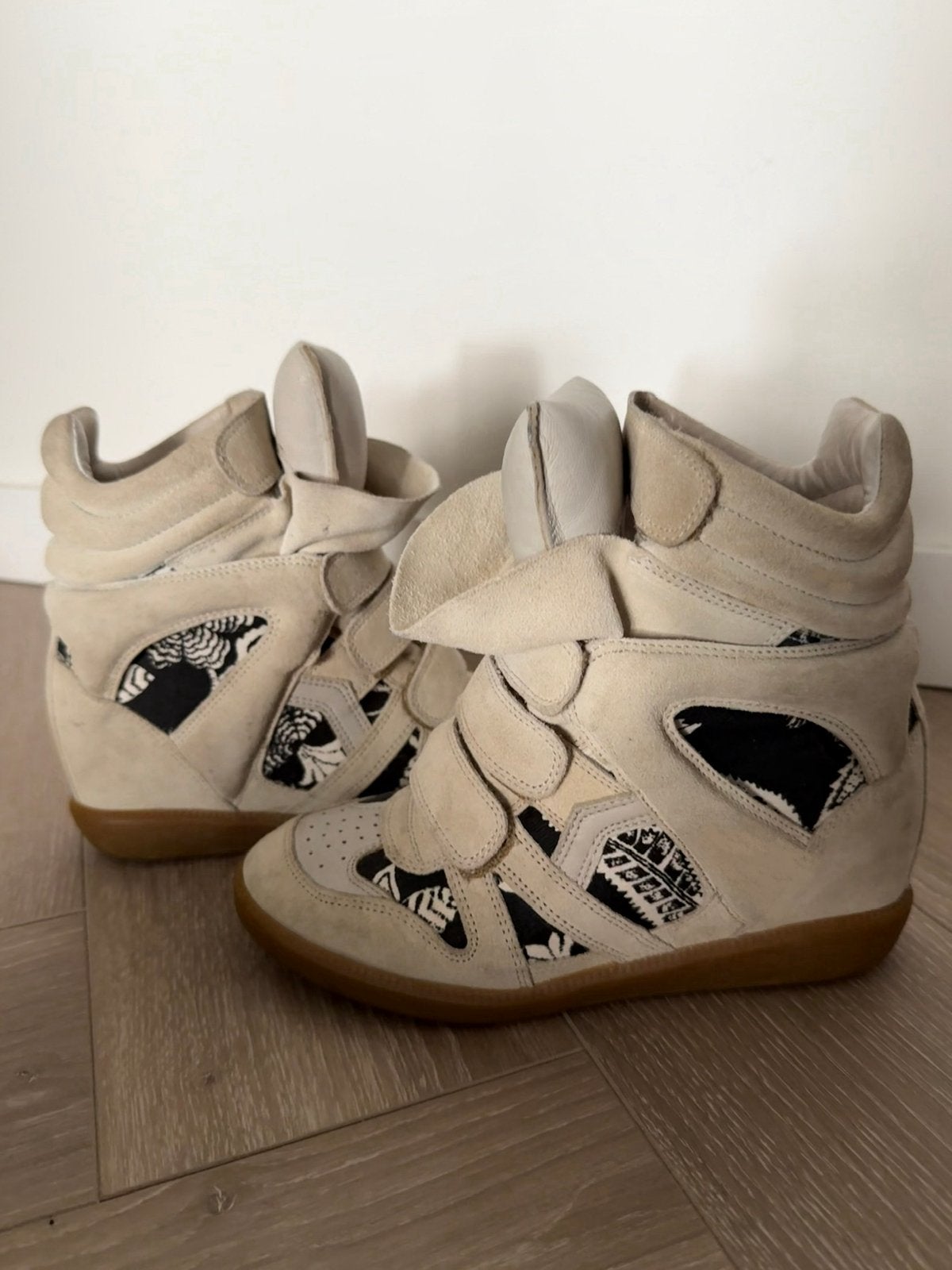 Isabel Marant Wedge Sneakers, Kleding | Dames, Beige, Ophalen of Verzenden, Sneakers of Gympen, Gedragen