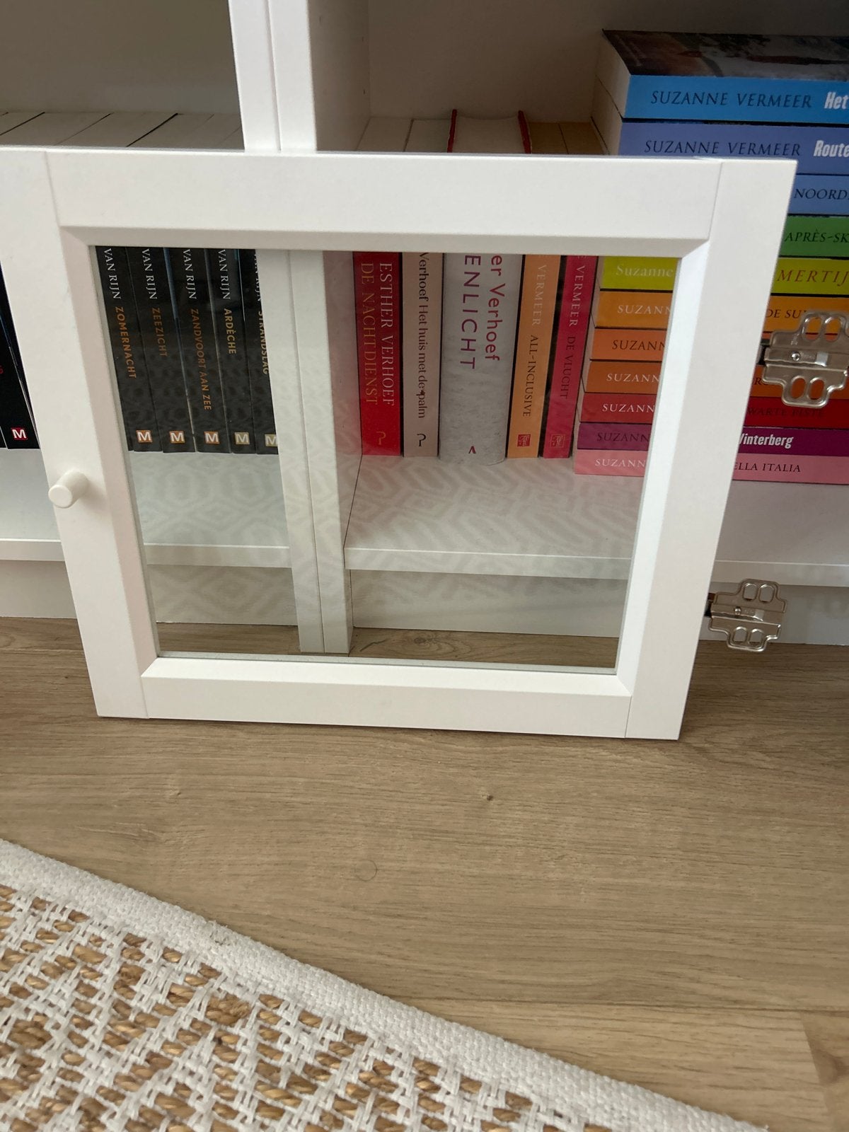 2x Glasdeur voor IKEA Billy opzetkast - 35x39 cm, Ophalen, Minder dan 50 cm, Minder dan 100 cm, 25 tot 50 cm