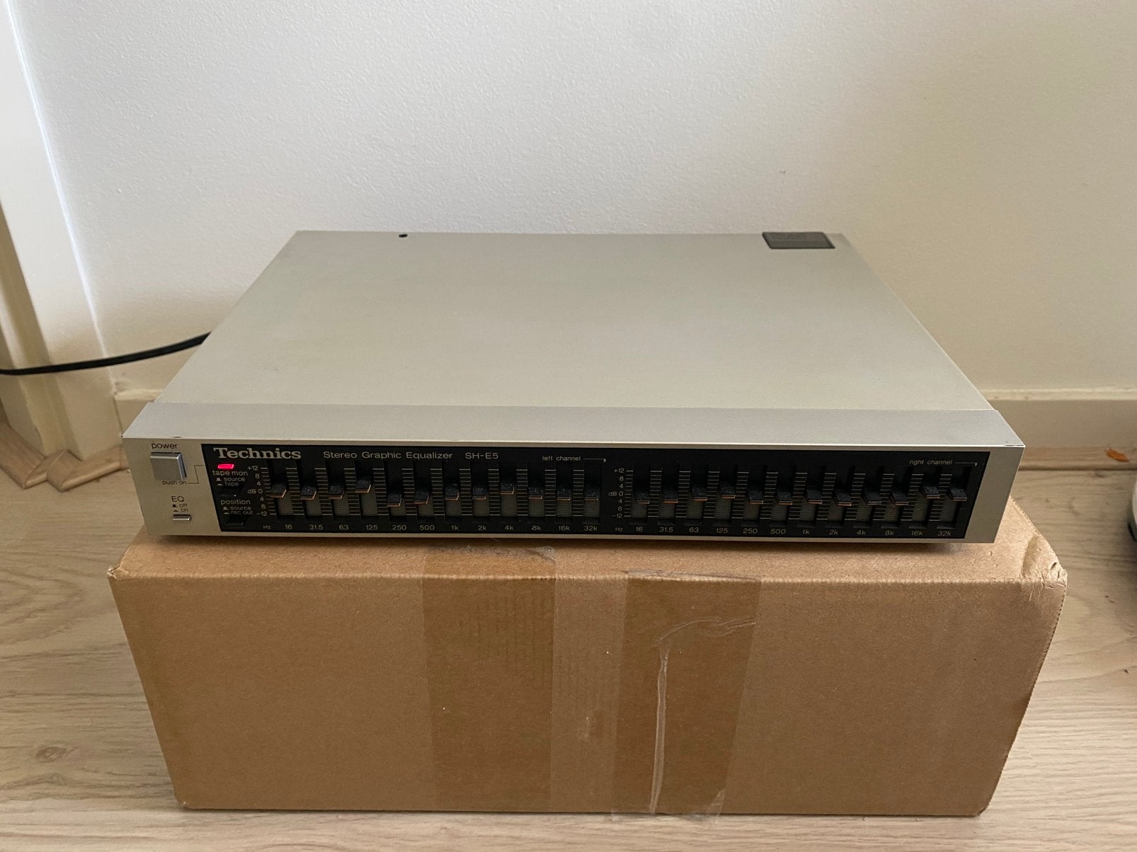 Technics SH-E5 equalizer 2x 12 bands vintage, Audio, Tv en Foto, Ophalen of Verzenden, Gebruikt, Overige merken