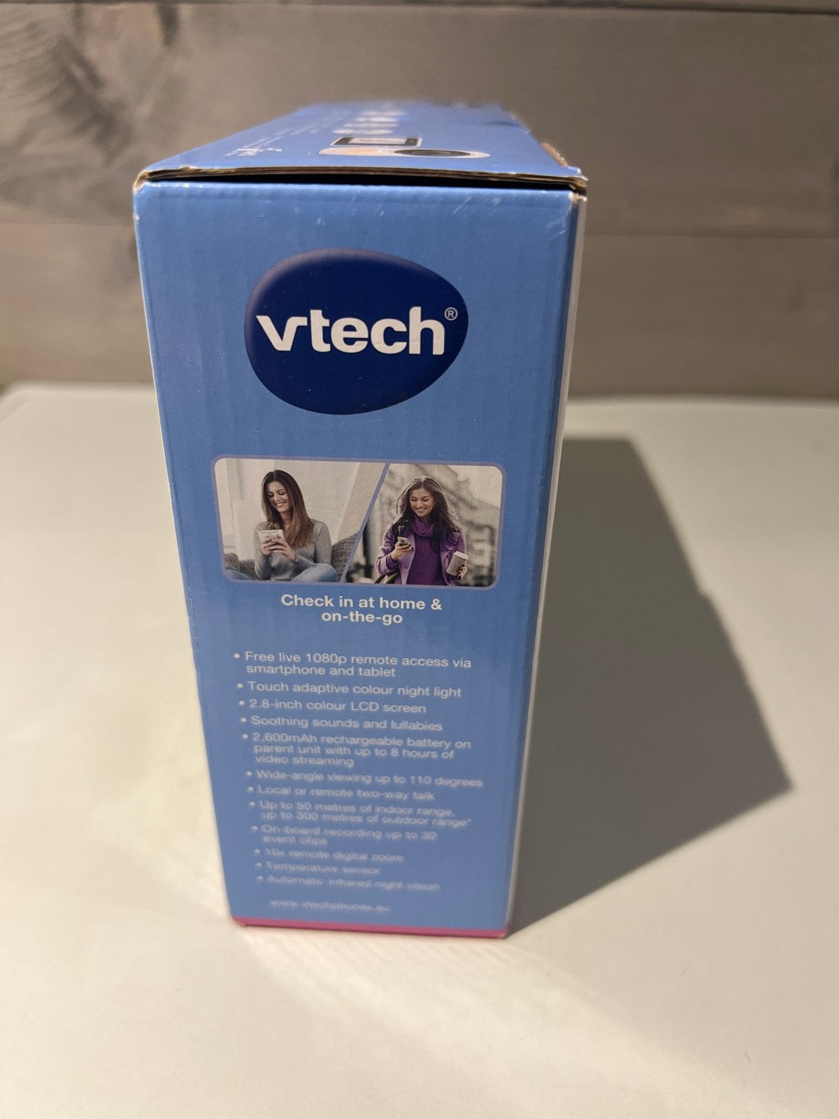 VTech 2.8" Wi-Fi Video Baby Monitor Night Light HM2751, N, Camera, N, Nieuw