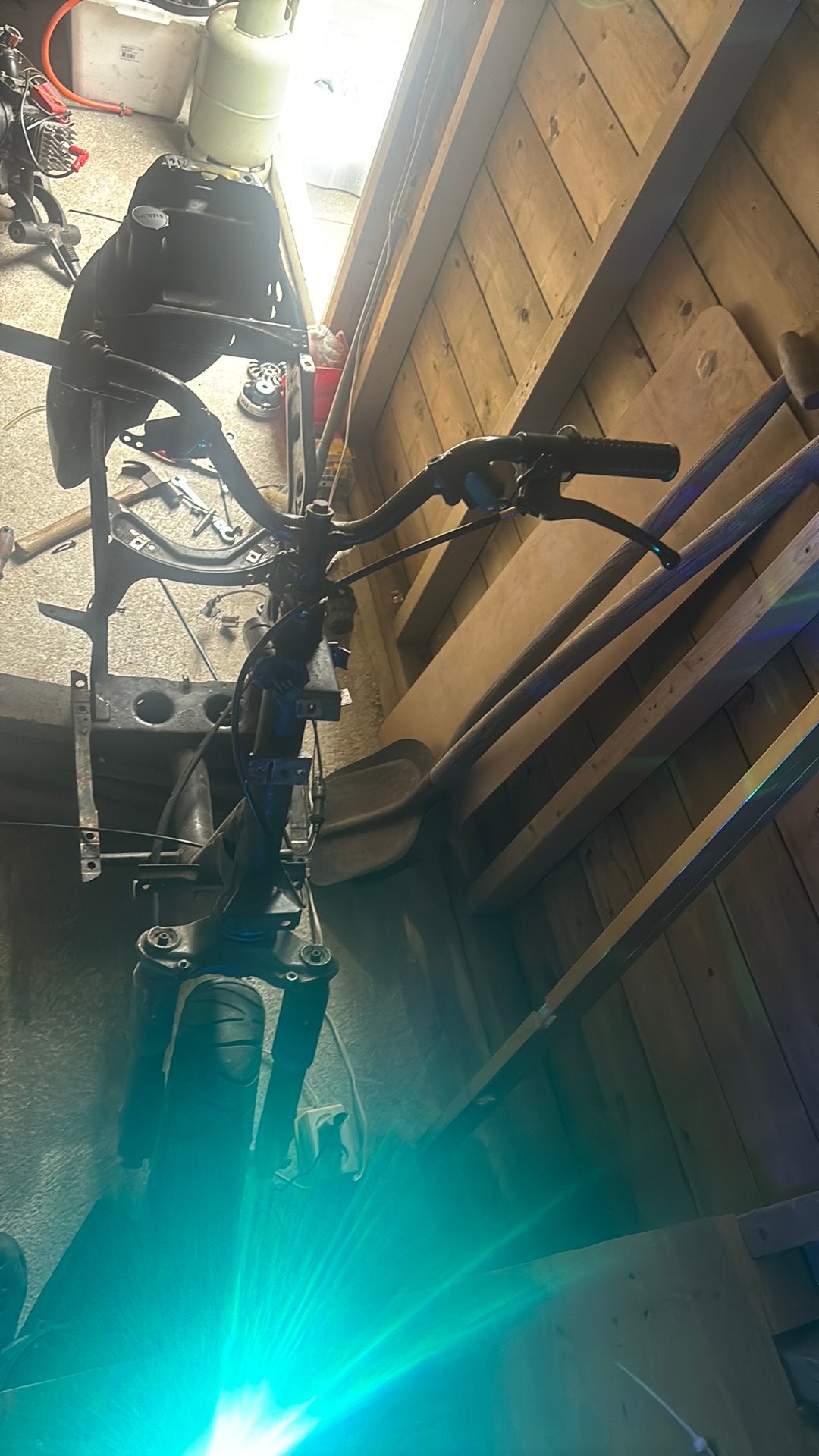 Piaggio zip brom frame, Fietsen en Brommers, Ophalen, Zo goed als nieuw, Frame