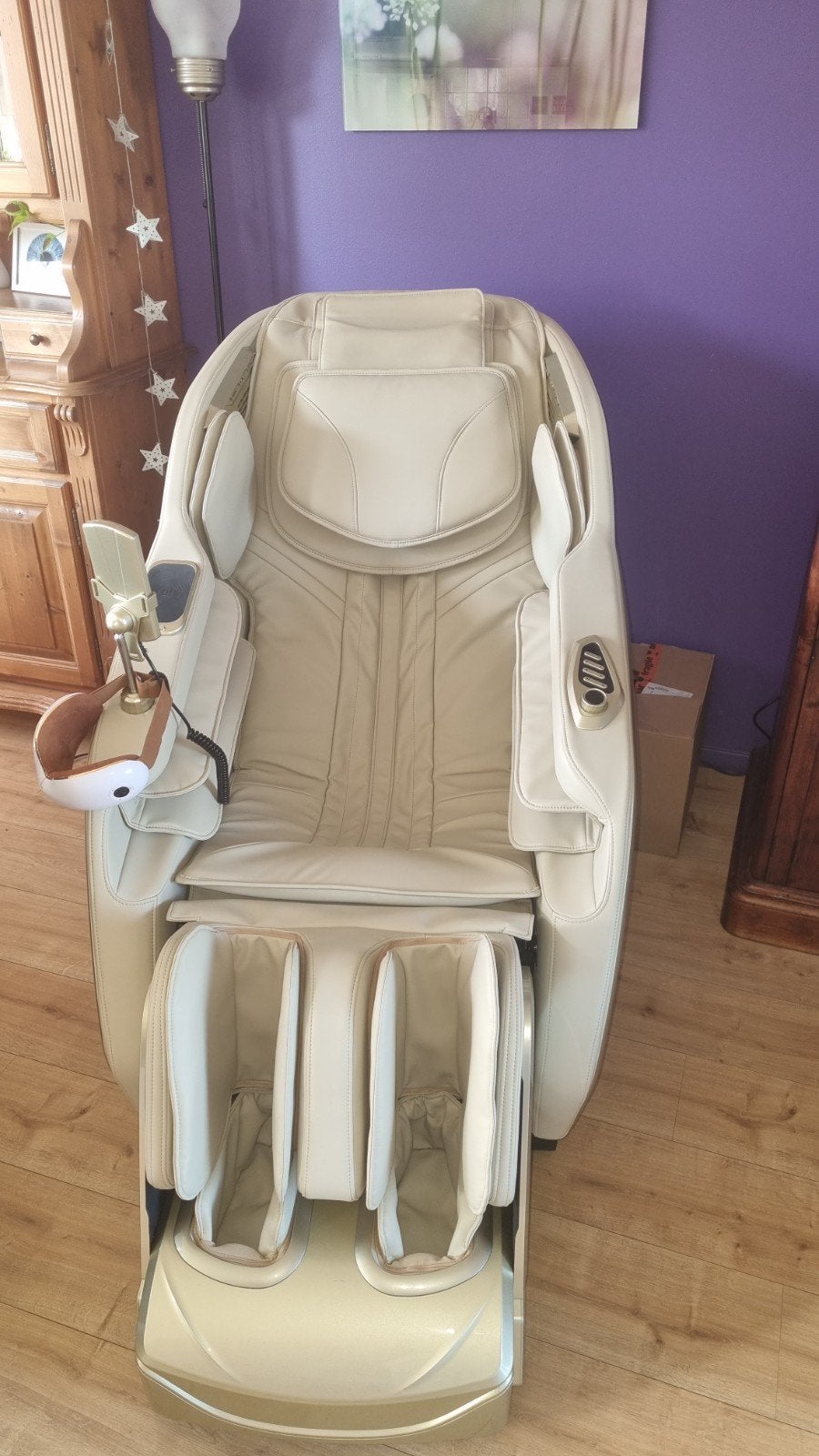 Zo goed als nieuwe 4D elektrische massagestoel, Ophalen, Nieuw, Massagestoel of Kussen