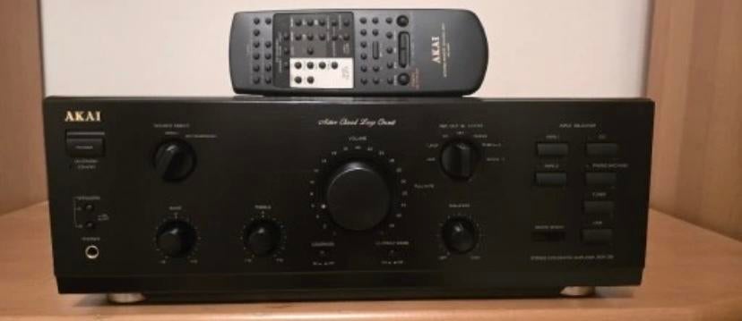 Akai AM-39 Versterker met originele afstandsbediening, Overige merken, Gebruikt, Ophalen of Verzenden, 60 tot 120 watt