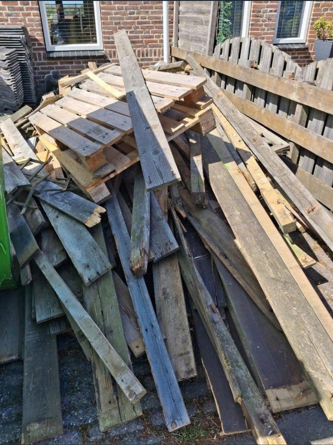 Gratis sloophout, Ophalen, Gebruikt, 250 cm of meer, Planken