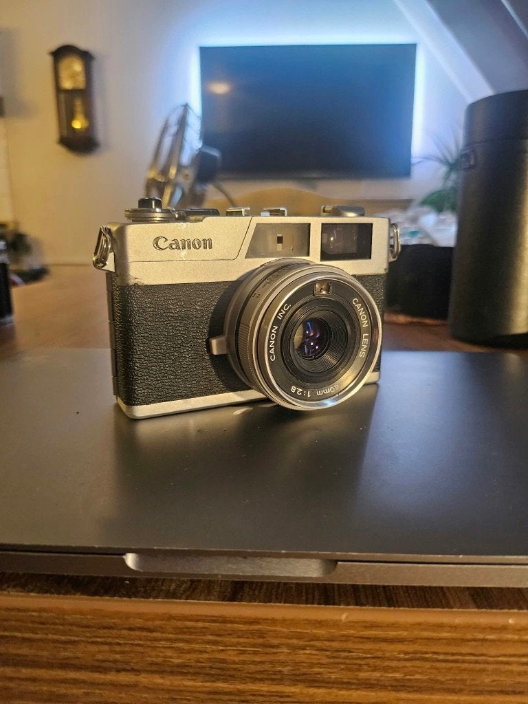 CANONET 28, Audio, Tv en Foto, Ophalen of Verzenden, Gebruikt, Spiegelreflex, Canon