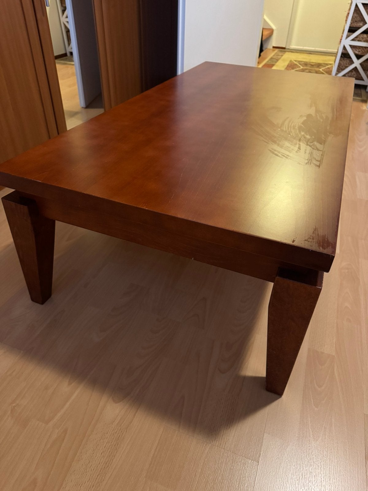 Salon tafel zo goed als nieuw, Ophalen, 100 tot 150 cm, 50 tot 100 cm, Zo goed als nieuw