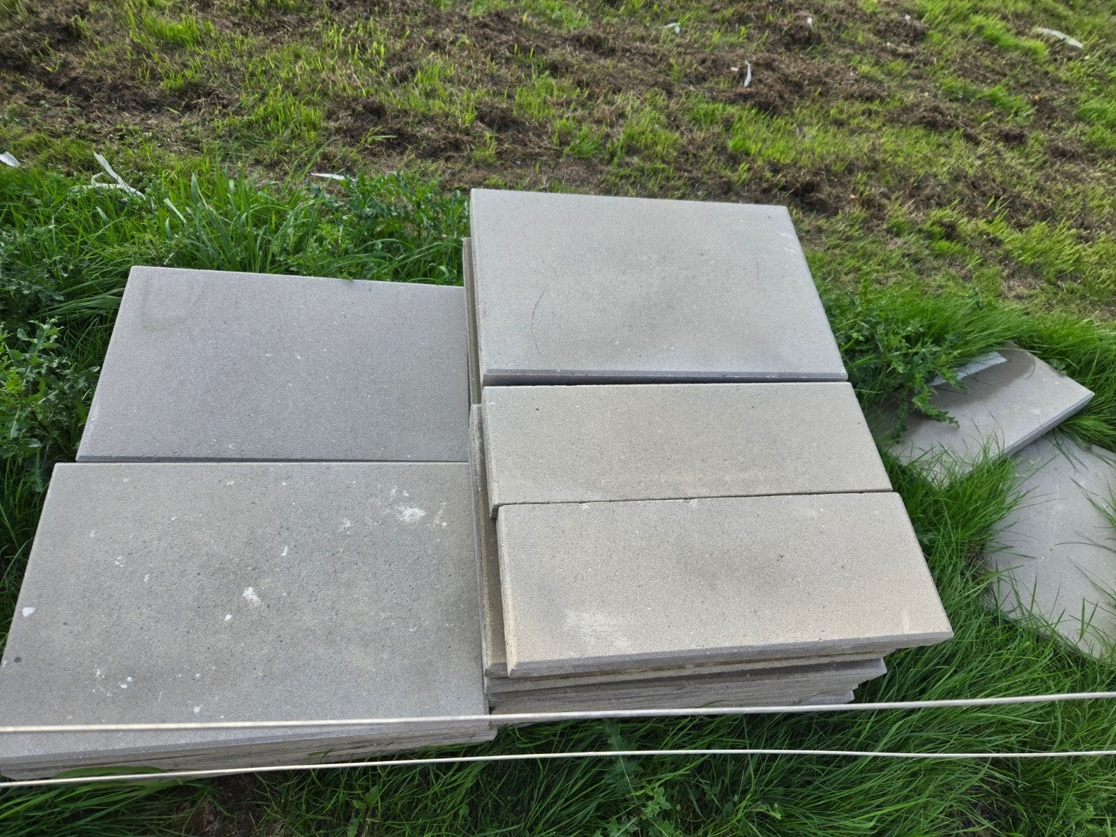Betonnen terrastegels 40x60 cm, 6m2, Tuin en Terras, Ophalen, Gebruikt, 5 tot 10 m², Beton