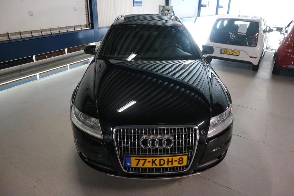 Audi A6 allroad quattro 4.2 FSI / Black on Black / Full Serv, Auto's, Audi, Automaat, Gebruikt, 8 cilinders, Leder