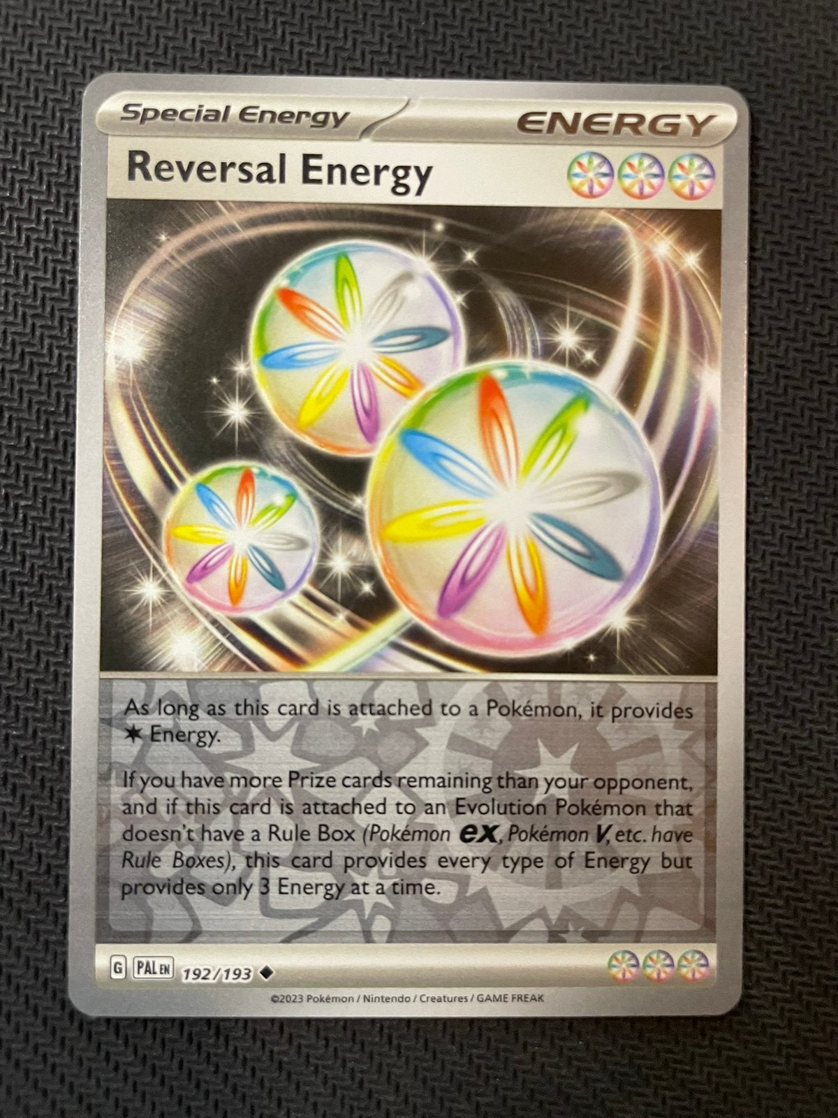 Reversal Energy 192/193 Reverse Holo Paldea Evolved, Ophalen of Verzenden, Zo goed als nieuw