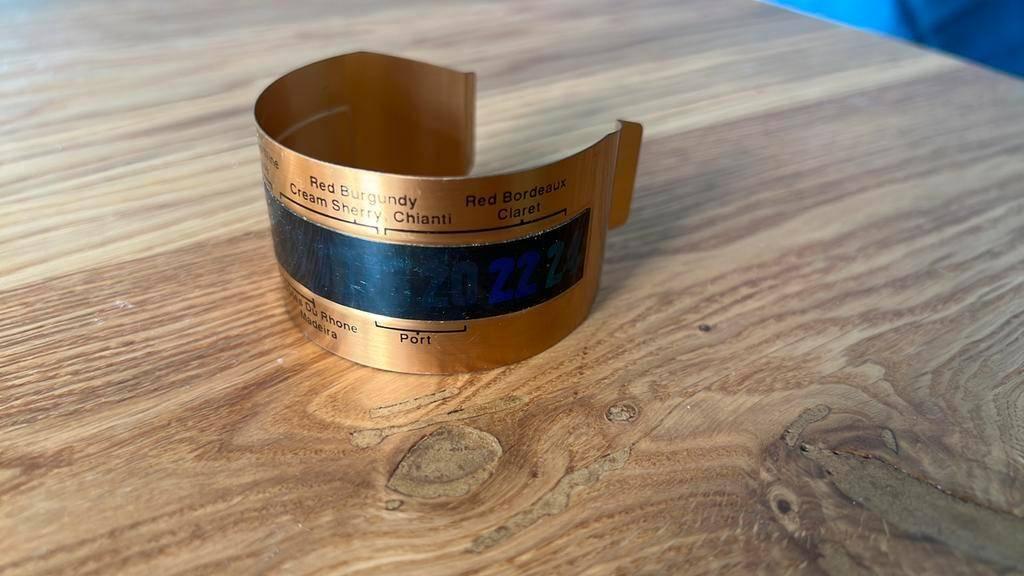 Wijn kraag thermometer metalen ring- nieuw, Verzamelen, Ophalen of Verzenden, Nieuw, Overige gebieden, Overige typen