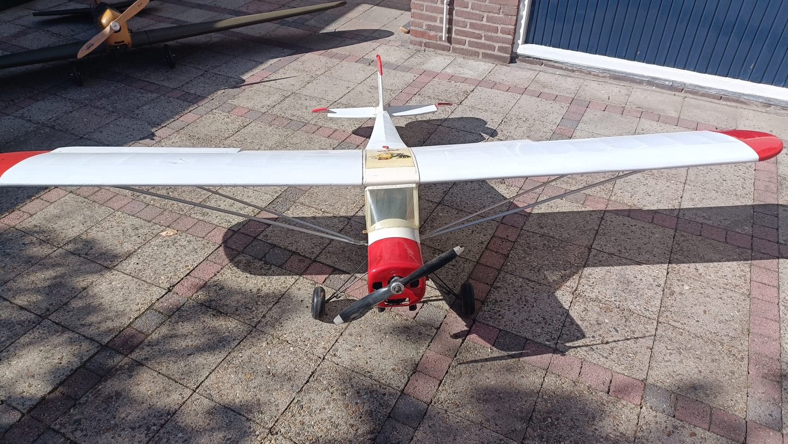 Pieper modelbouw vloegtuig, Ophalen, Gebruikt, Nitro