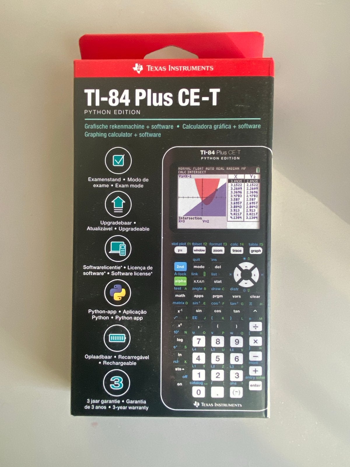 Grafische rekenmachine TI-84 plus CE-T, Diversen, Ophalen of Verzenden, Grafische rekenmachine, Nieuw