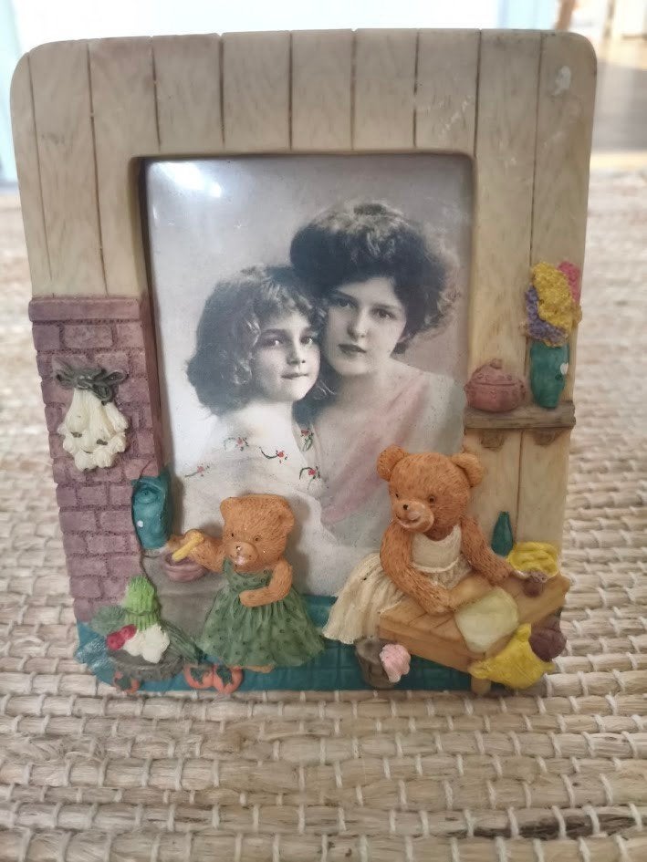 Beren fotolijst aardewerk voor afmeting foto's 8 x 12 cm, Ophalen of Verzenden, Zo goed als nieuw, Overige typen, Overige merken