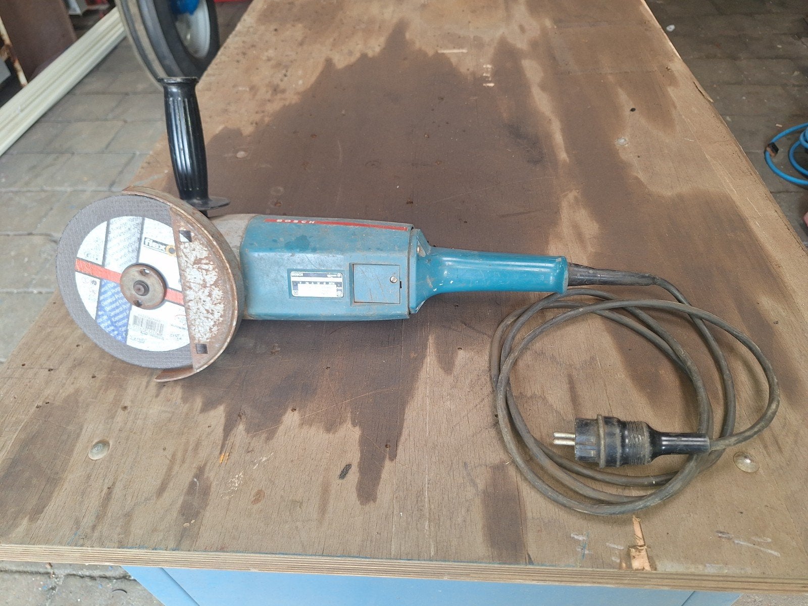Bosch  blauwe flex., Ophalen, Minder dan 700 watt, Haakse handslijpmachine