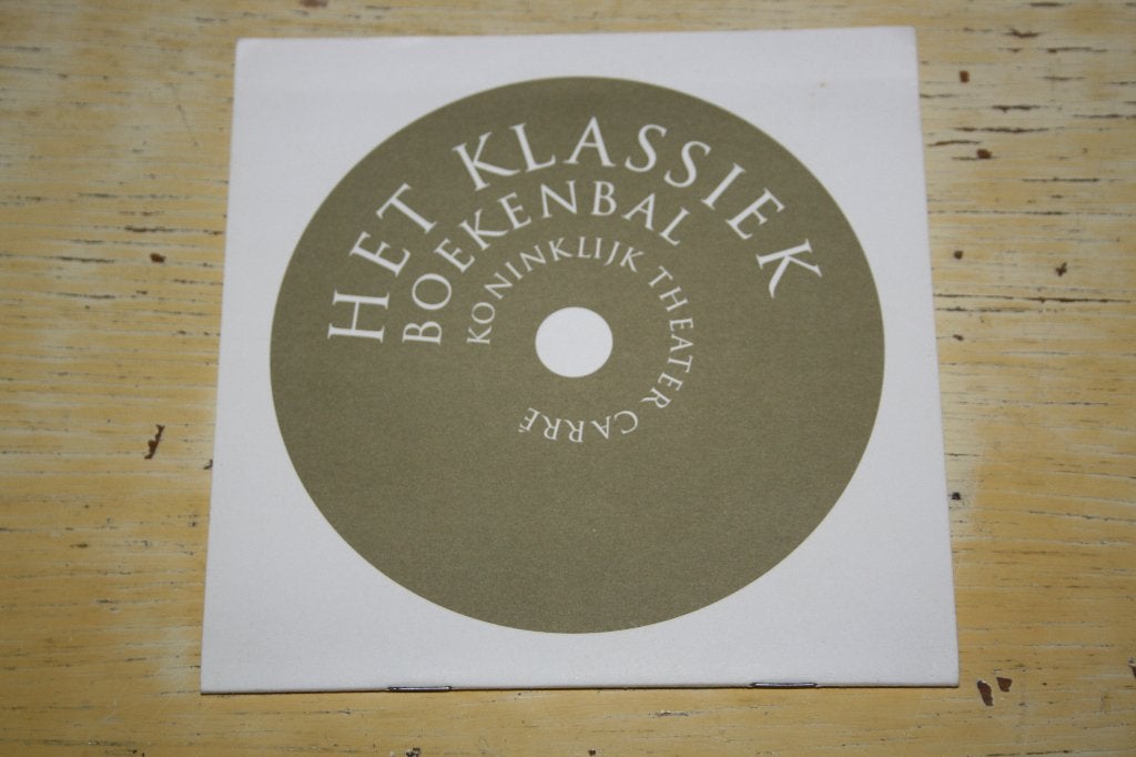 Programma Klassiek Boekenbal 2000 Freek de Jonge Irma Boom, Boeken, Boekenweekgeschenken, Ophalen of Verzenden, Zo goed als nieuw