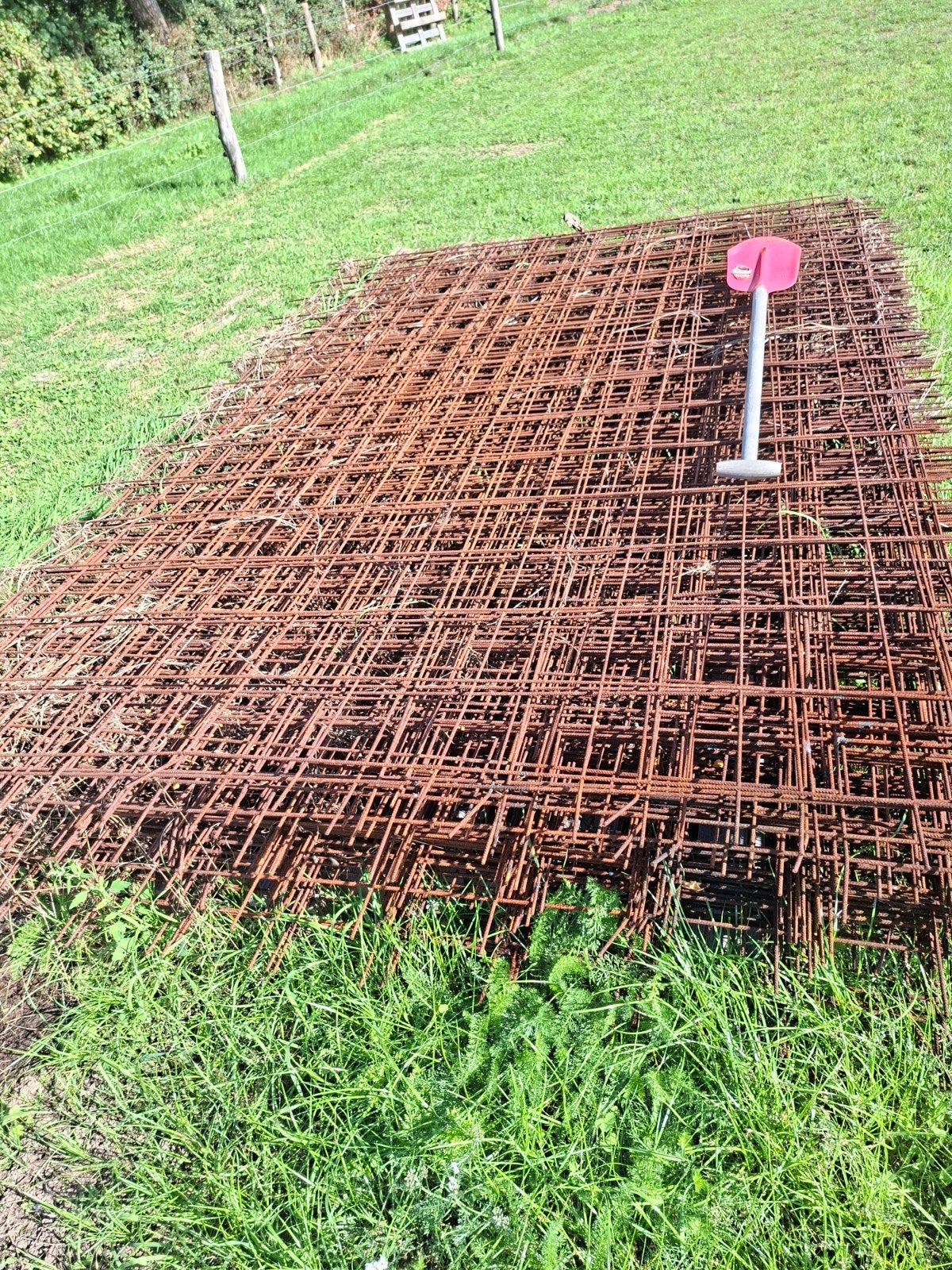 te koop bouwstaalmatten betonmatfundering gaasmat betonijzer, Ophalen, Minder dan 10 meter