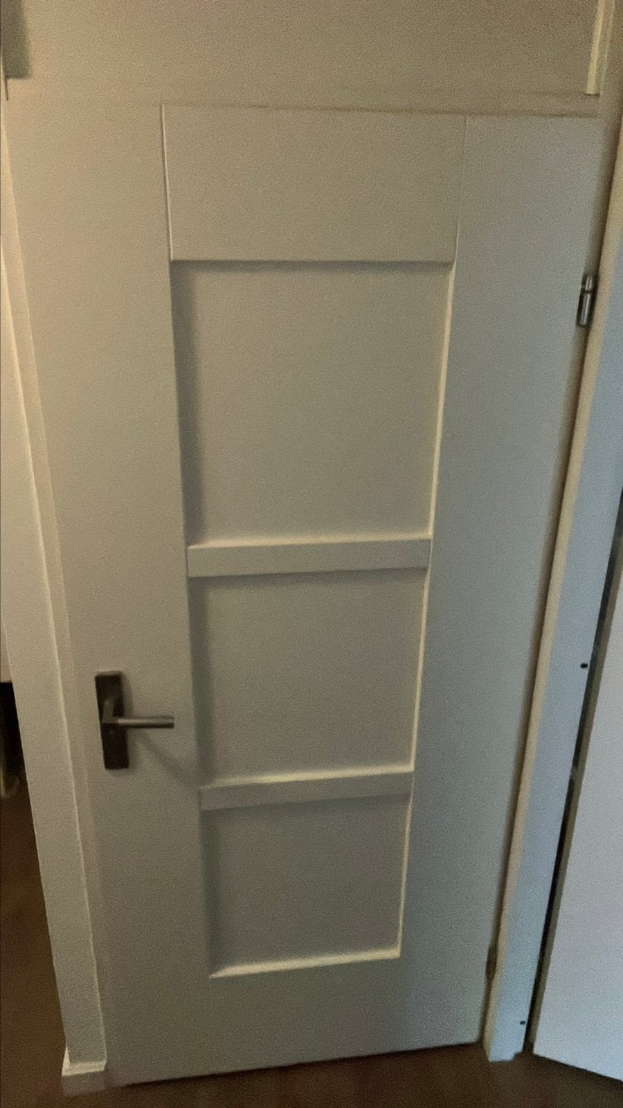Wc deur 3 vakken 85 x 201, Ophalen, Binnendeur, 200 tot 215 cm, Glas