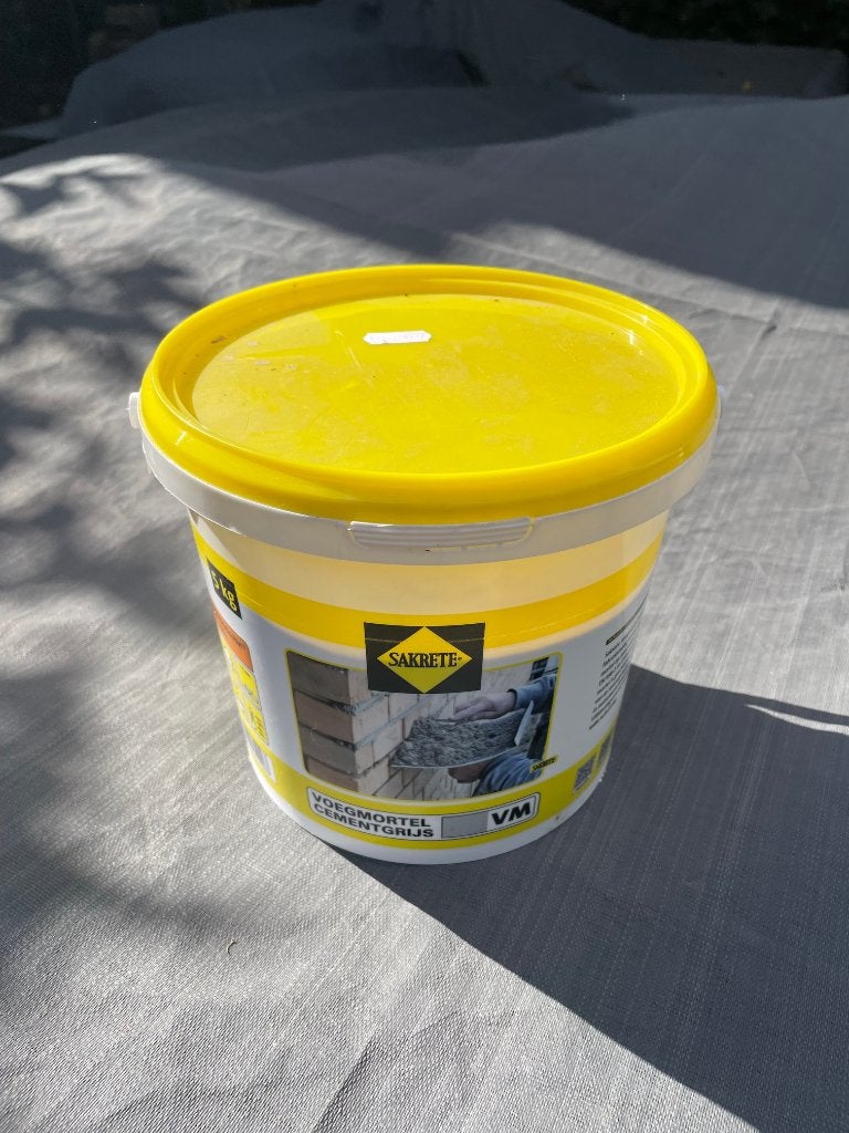SAKRETE Voegmortel uitslagarm grijs 5 kg, Ophalen, Nieuw, Beton