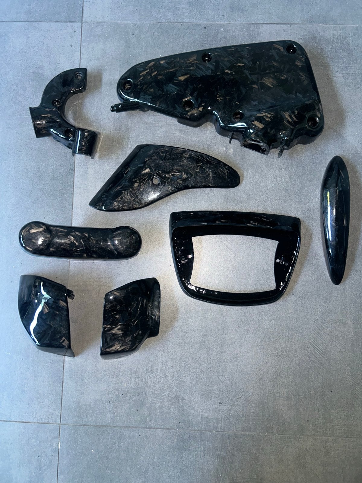 Vespa LX/S forged carbon set., Ophalen of Verzenden, Gebruikt