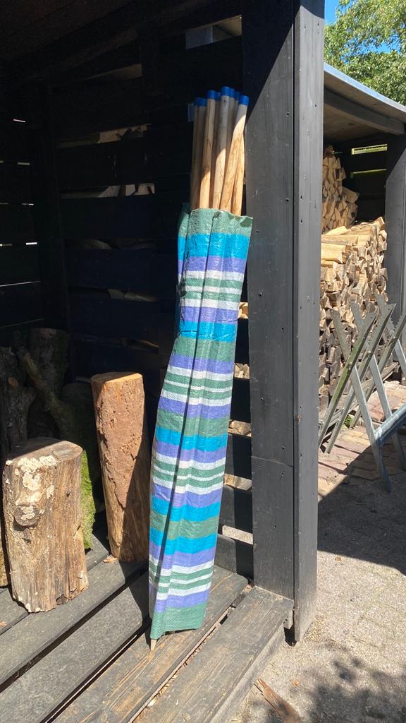 Windscherm 6 meter, Ophalen, Zo goed als nieuw