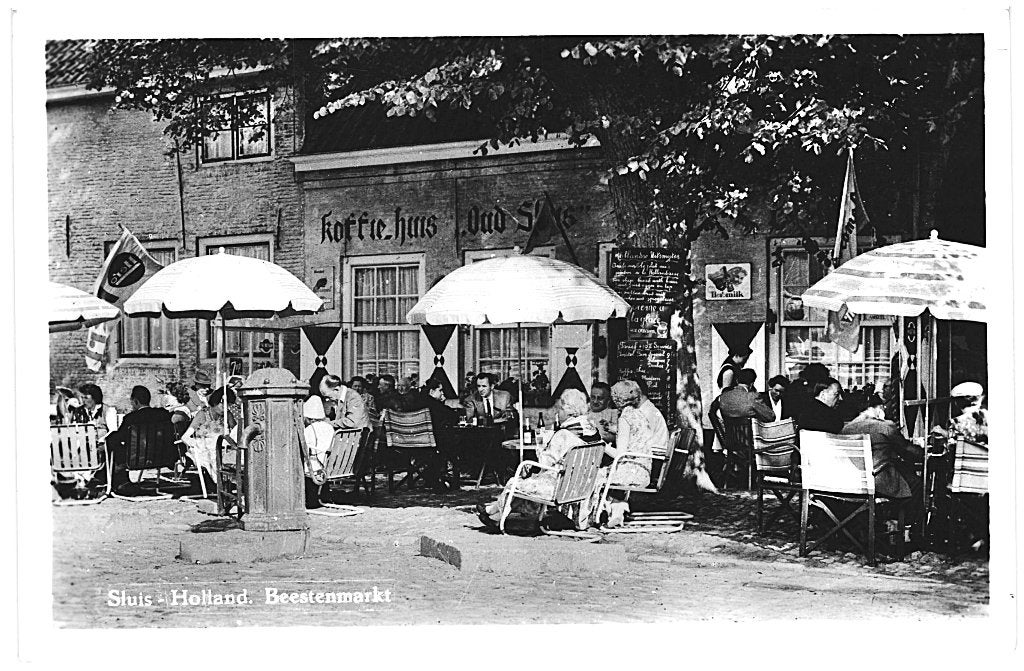 700320	Sluis	Zeeland	1963 Beestenmarkt	zegel gedeeltelijk, Ophalen of Verzenden, 1960 tot 1980, Gelopen, Zeeland