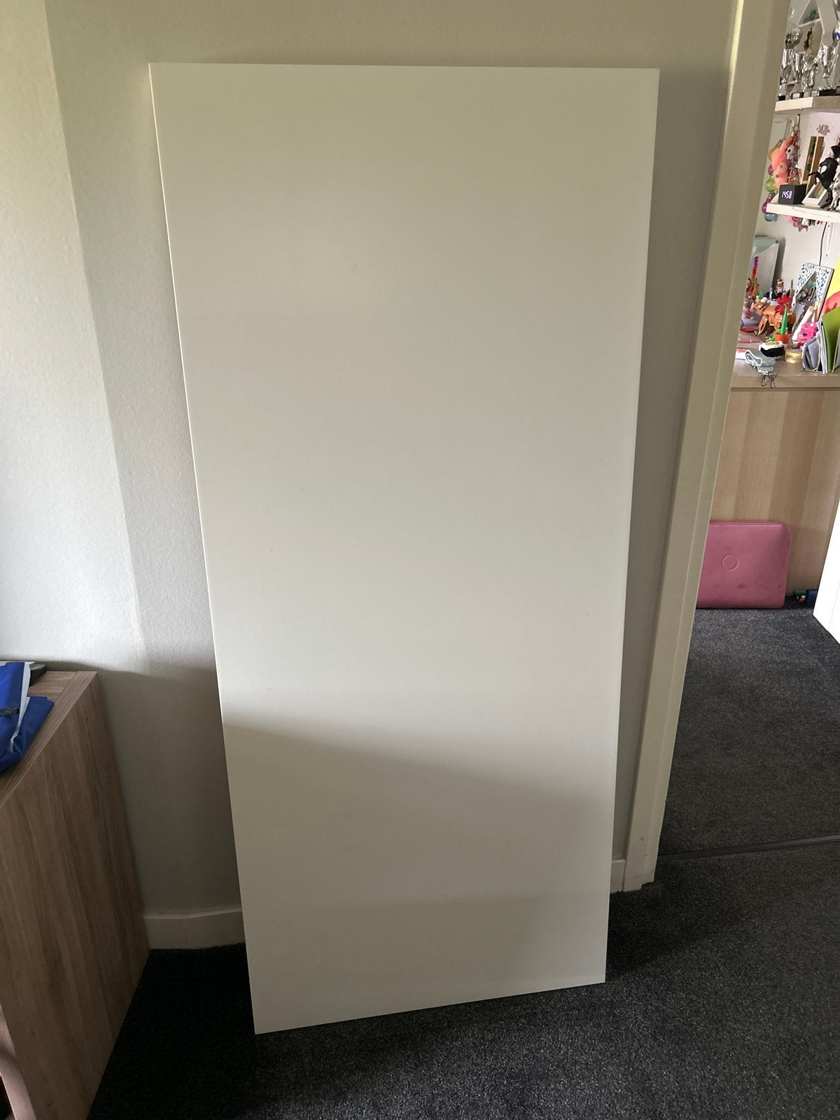 IKEA bureau blad - Wit 1.40 x 0.60, Ophalen, Gebruikt, Spaanplaat of MDF, IKEA